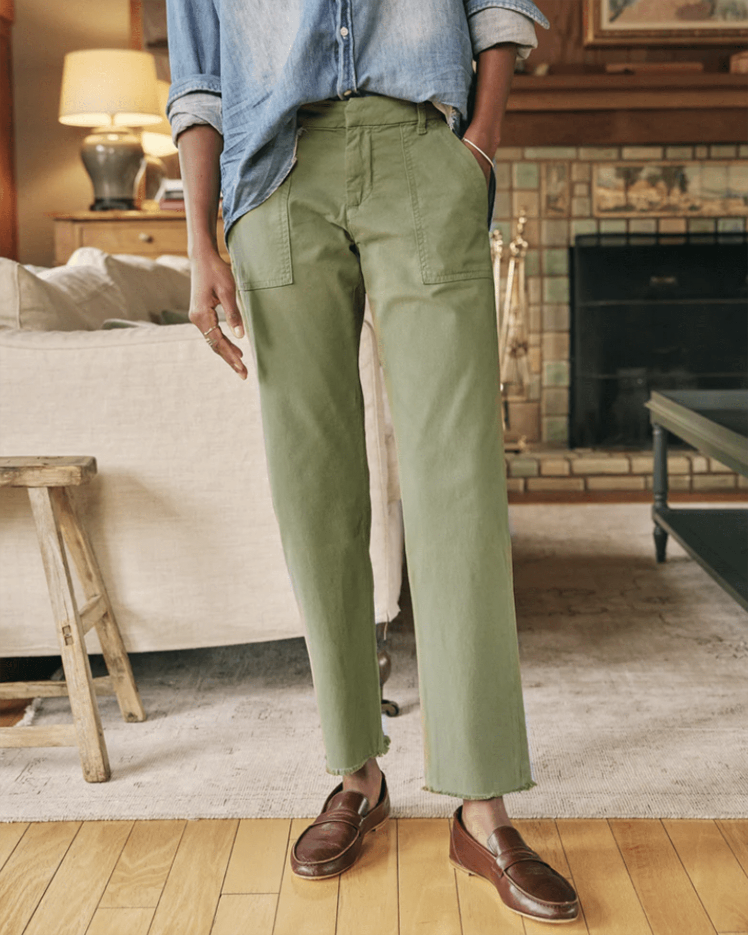Blackrock Utility Pant in Army