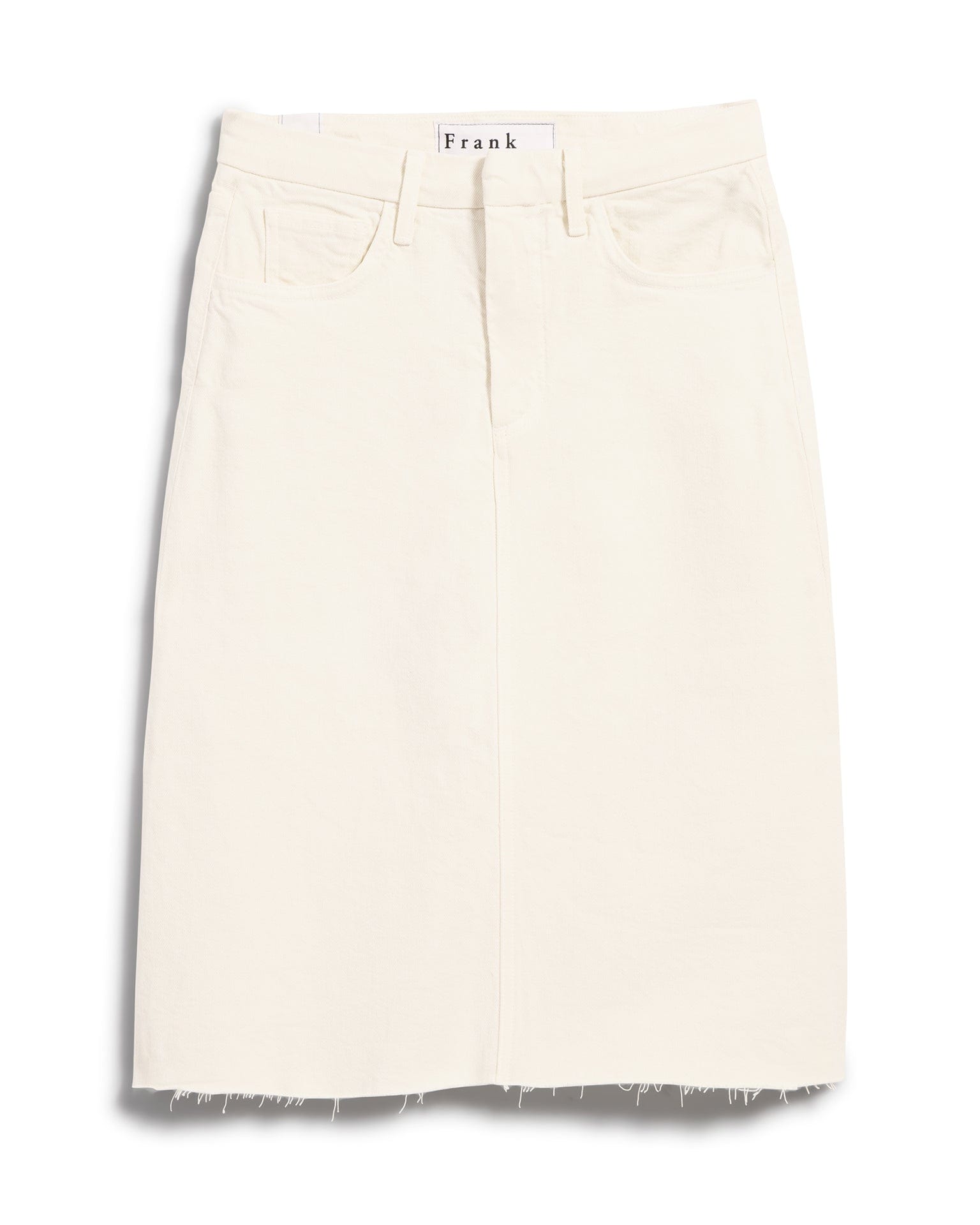 Donnybrook Mini Denim Skirt in Natural