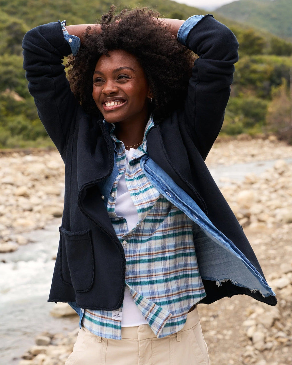Dublin Knit Blazer in British Royal Navy