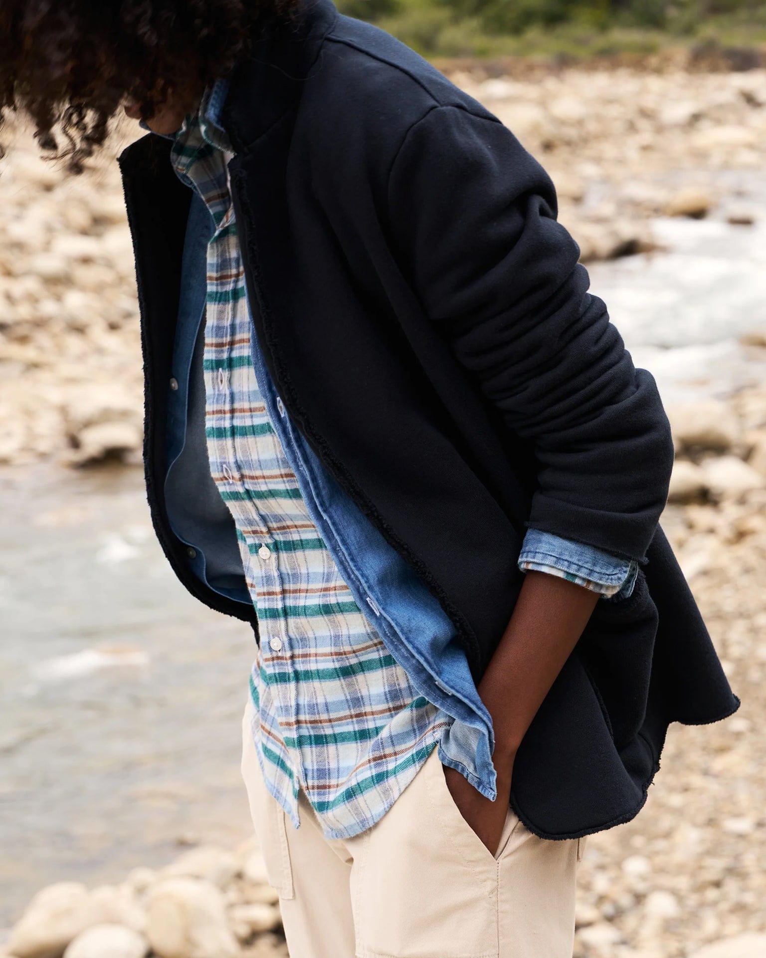 Dublin Knit Blazer in British Royal Navy
