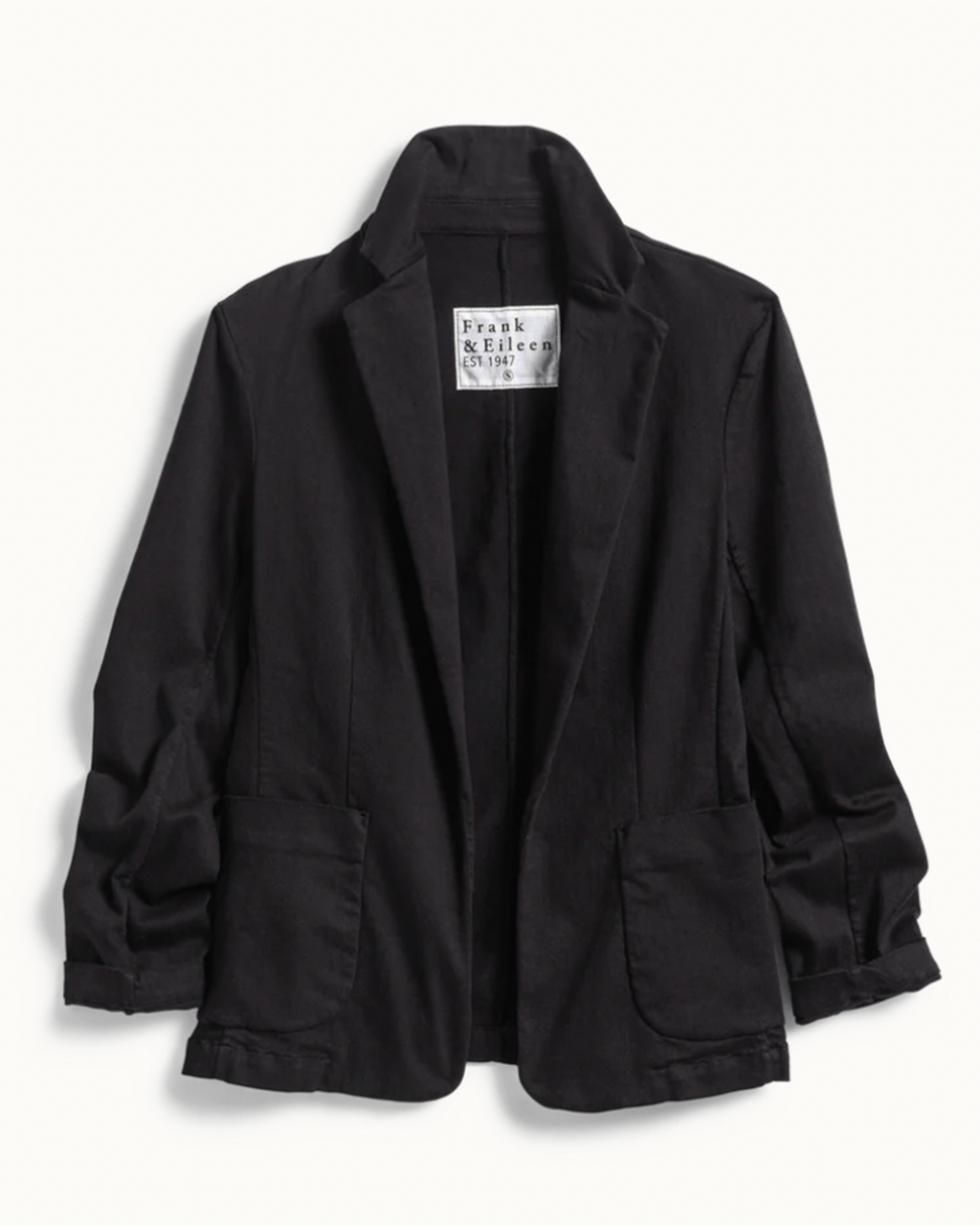 Dublin Tailored Blazer in Jet Black Denim