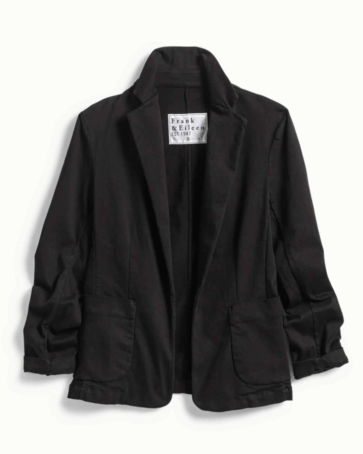 Dublin Tailored Blazer in Jet Black Denim