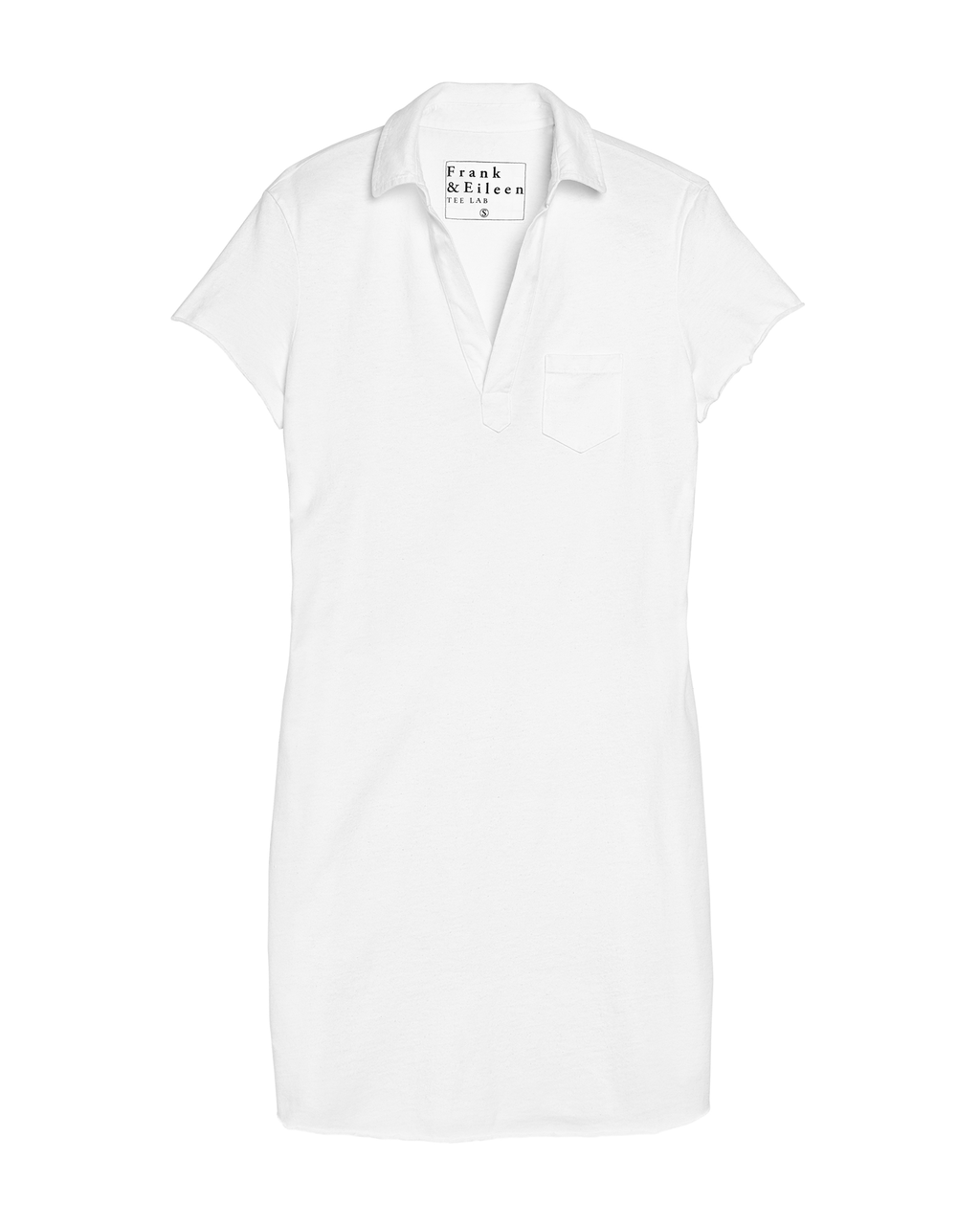 Lauren S/S Polo Jersey Dress in White