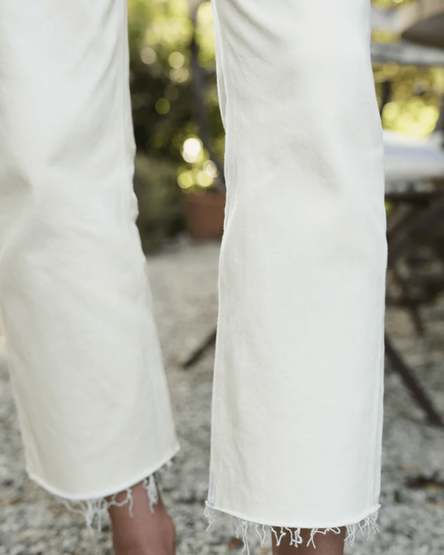 Monaghan Mom Jean in Cream Color Denim