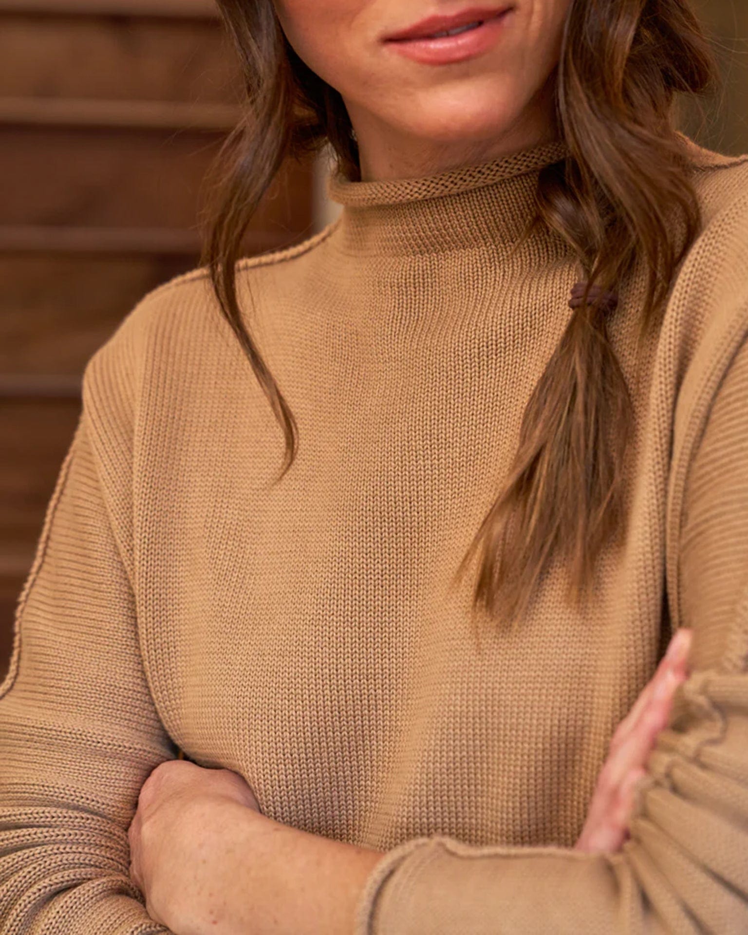 Monterey Sweater in Camel