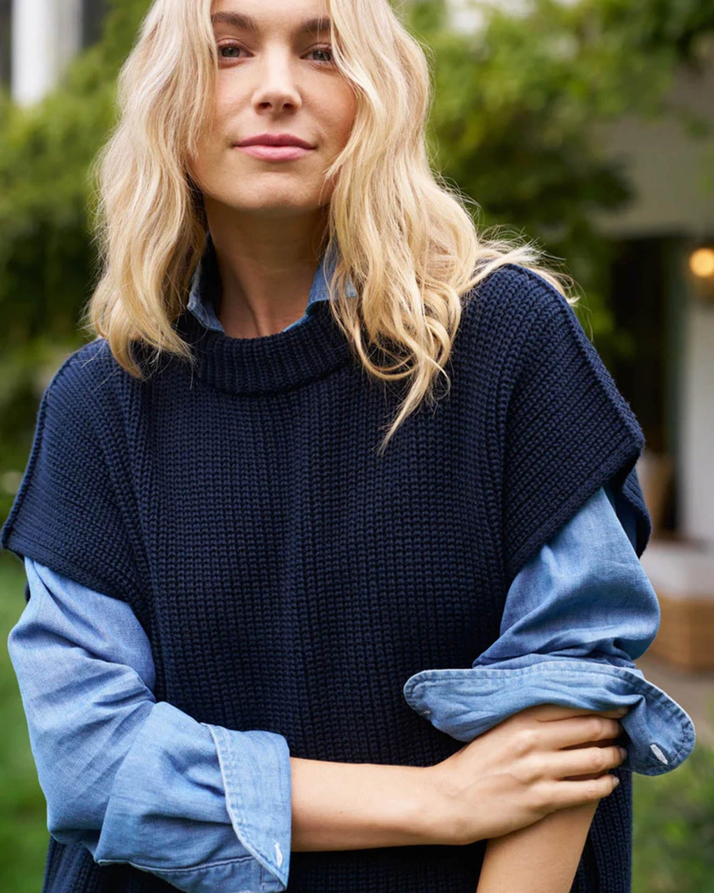 Montecito Vest in Marine