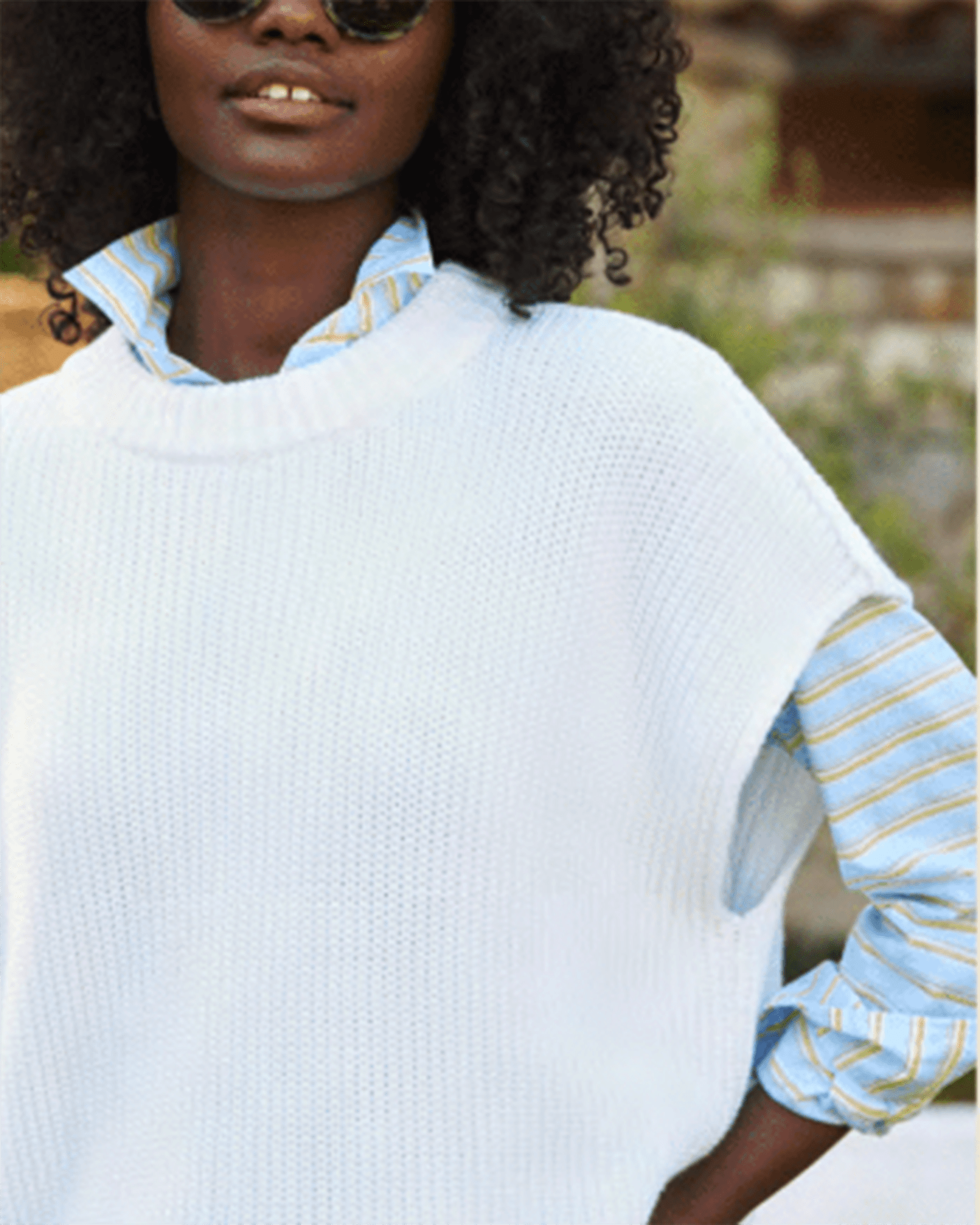 Montecito Vest in White