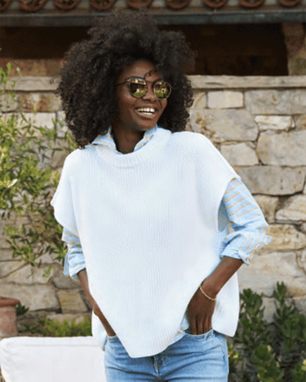 Montecito Vest in White