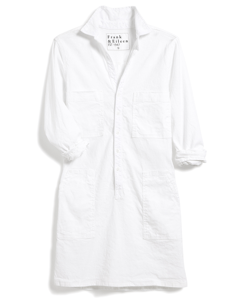 Southern Ireland L/S Playsuit Dress in White