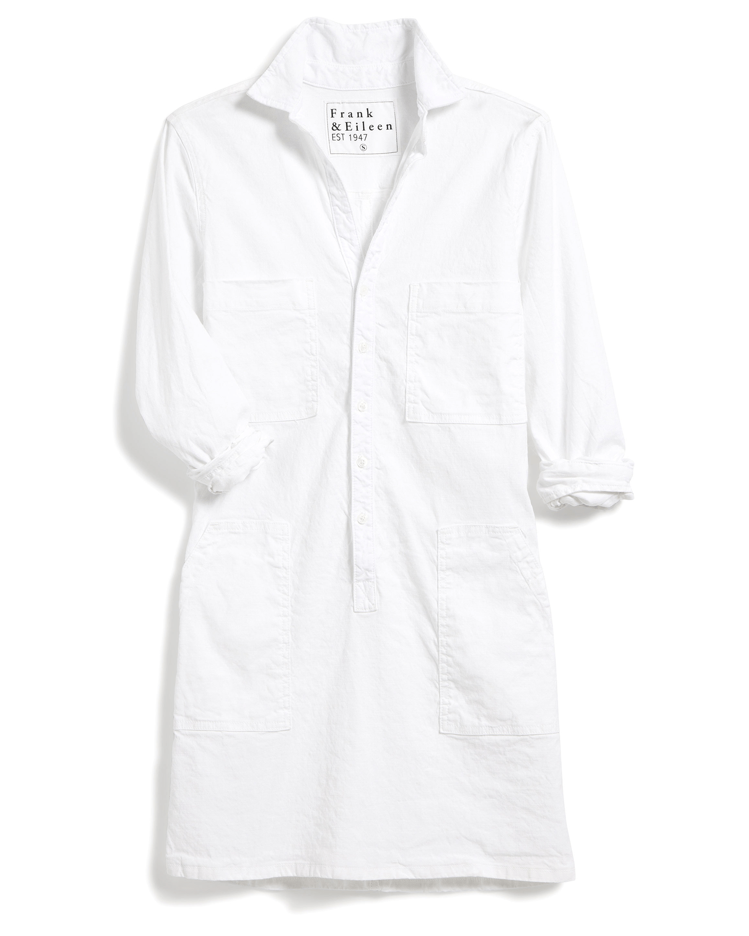 Southern Ireland L/S Playsuit Dress in White