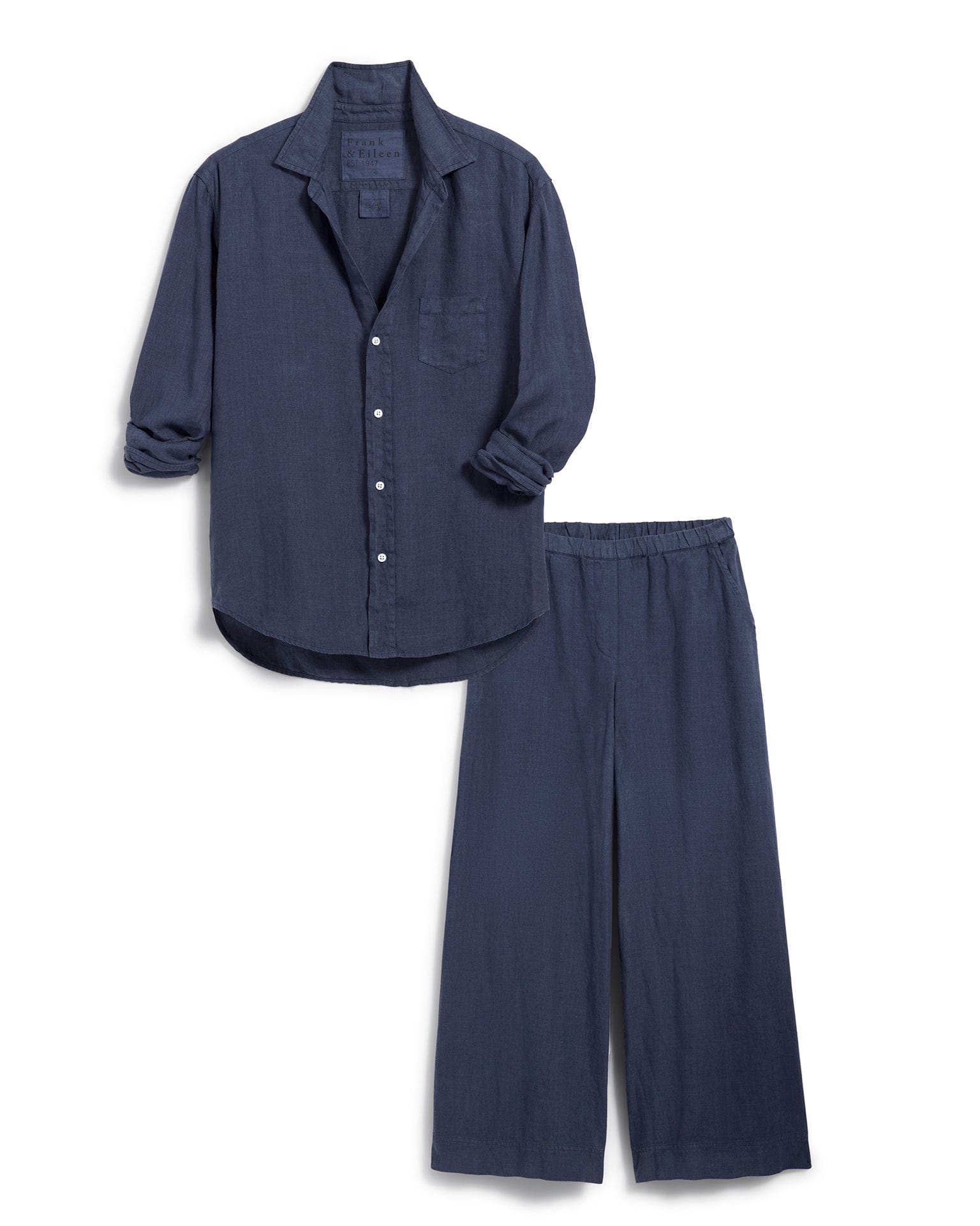 Tuscany Linen Set in Navy