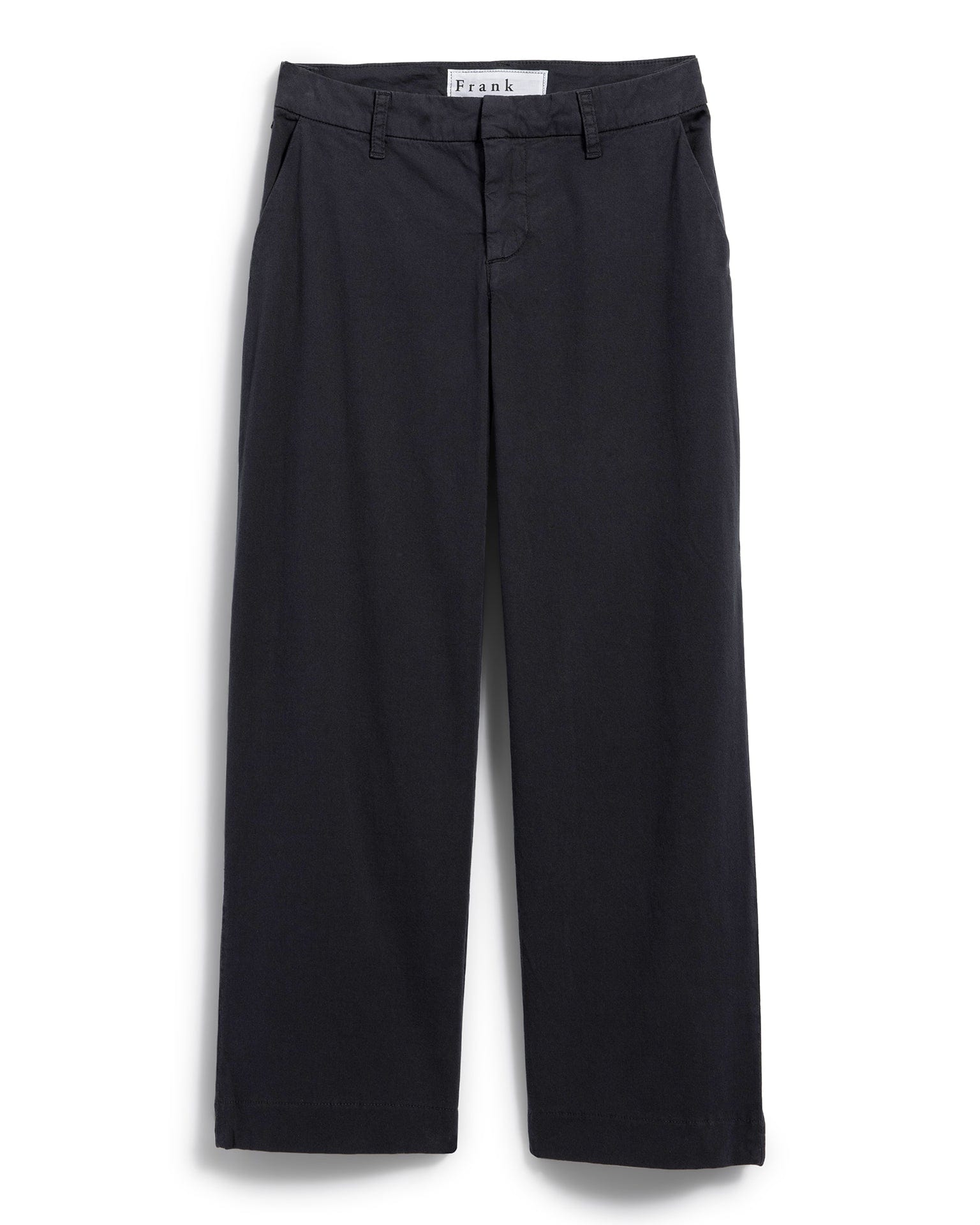 Westport Wide Leg Chino in Washed Black