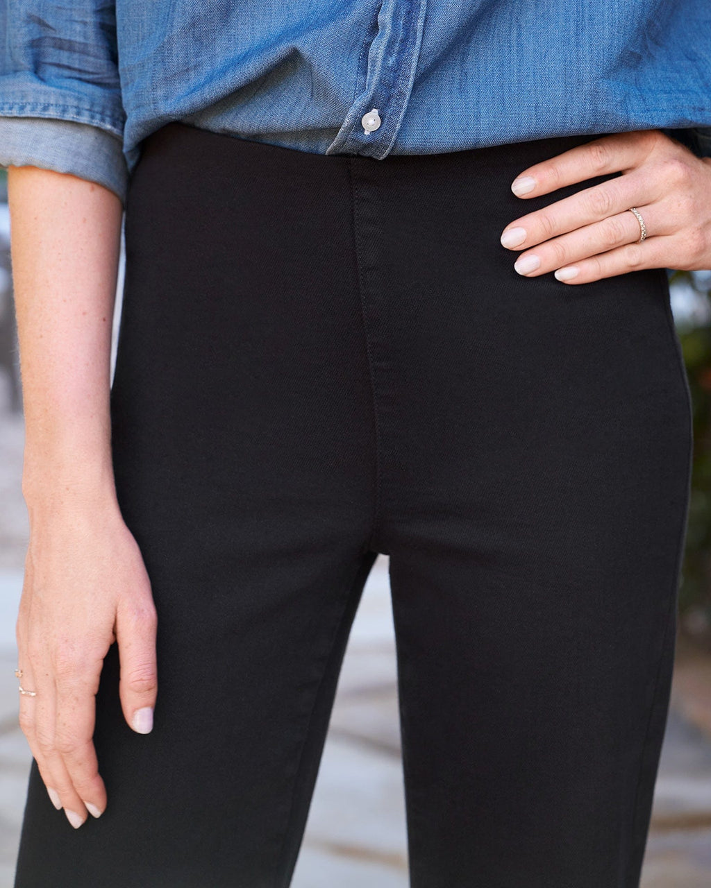Westport Wide Leg Illusion in Black