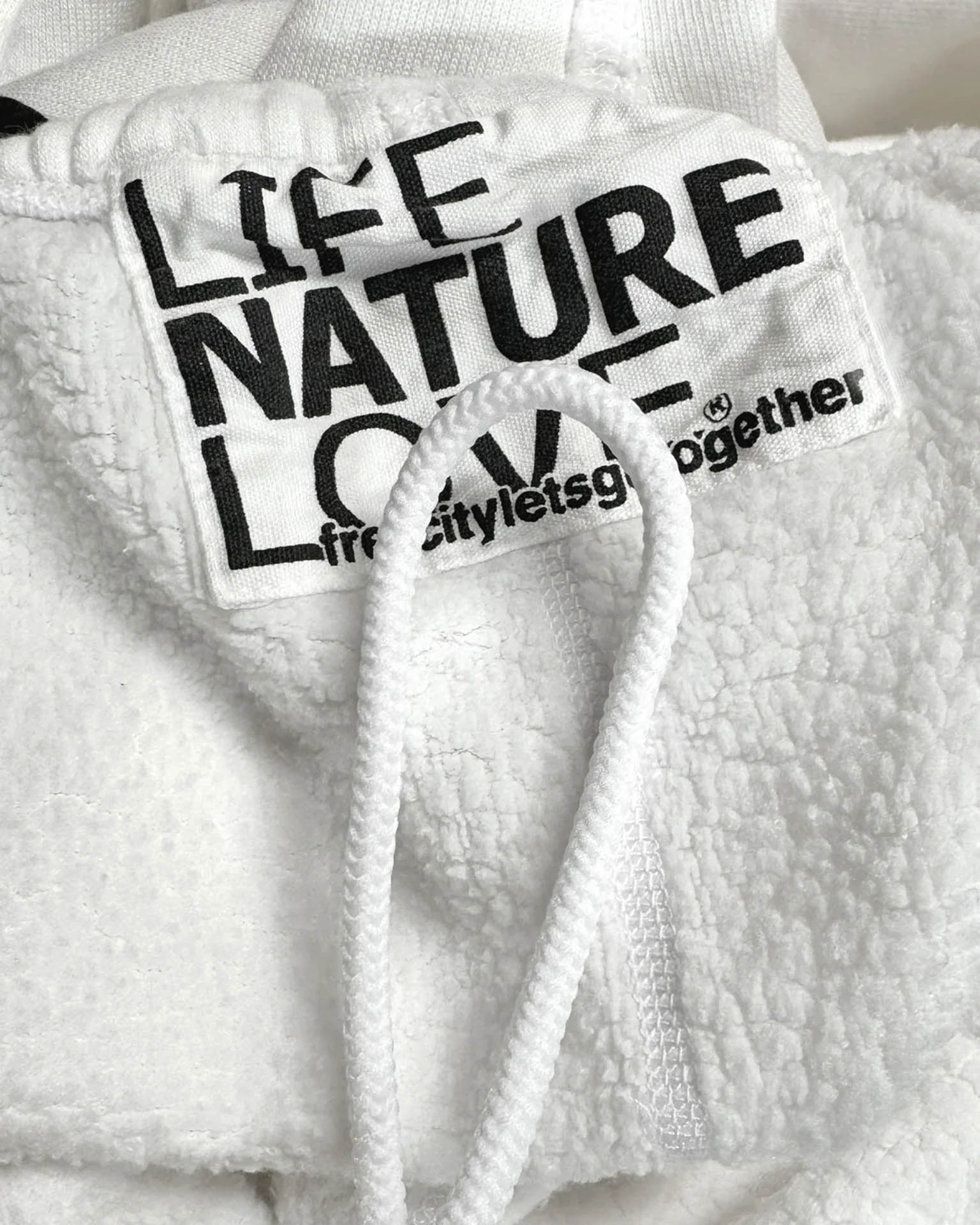 Circa'99 OG LetsGo Oldschool Fluff Sweats in Superwhite