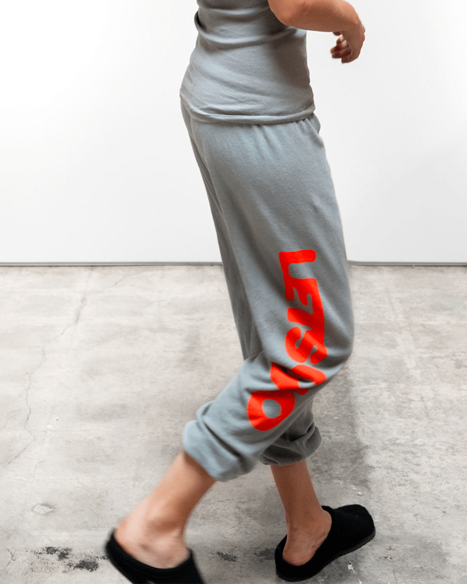Lets Go OG Supervintage Sweatpant in Silver Plant