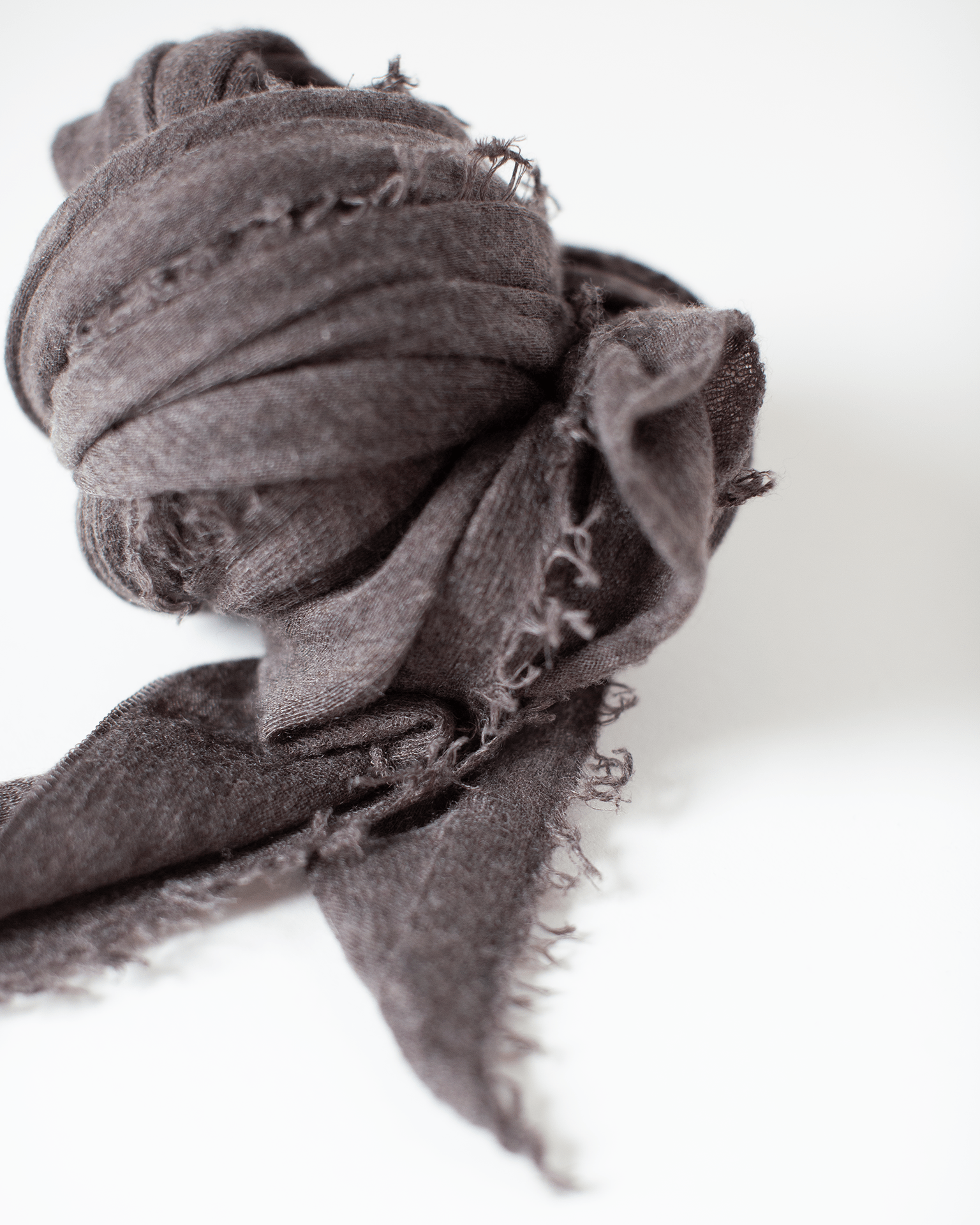 Love Cashmere Scarf in Brown Top