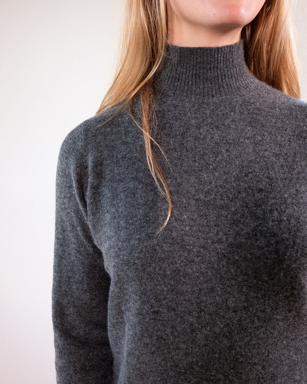 Myo Sweater Dress in Charcoal
