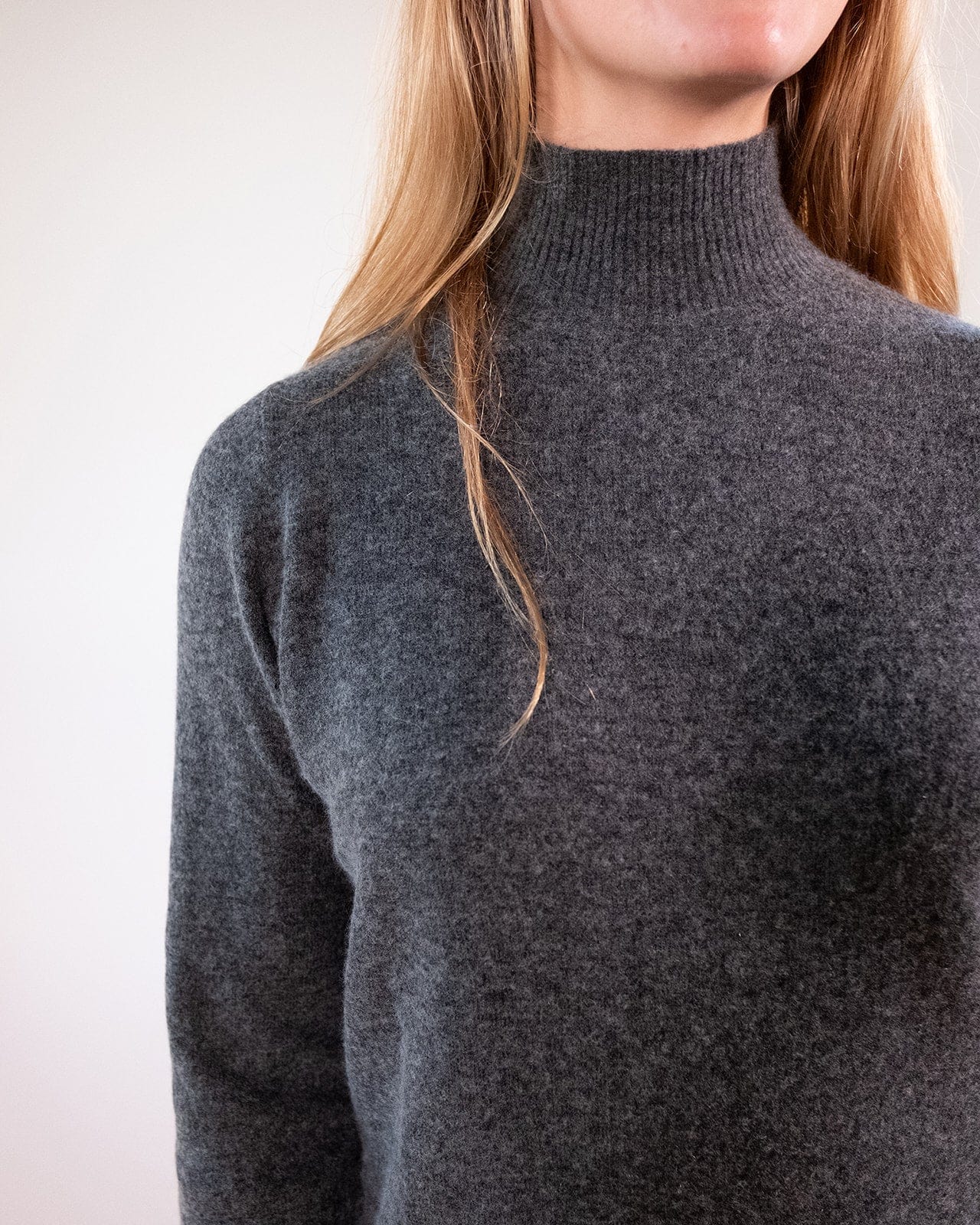 Myo Sweater Dress in Charcoal