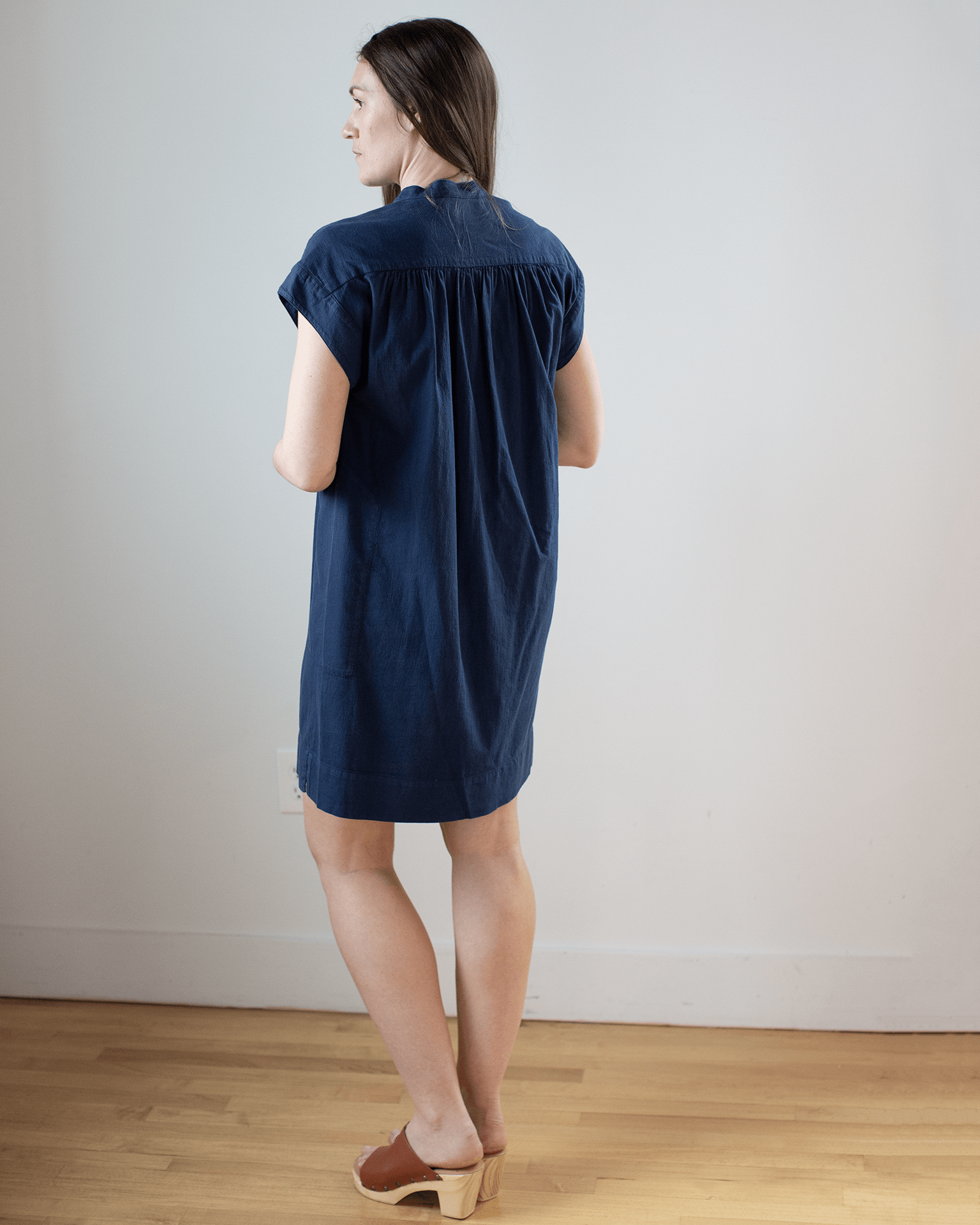 Rasta Popover Dress in Midnight