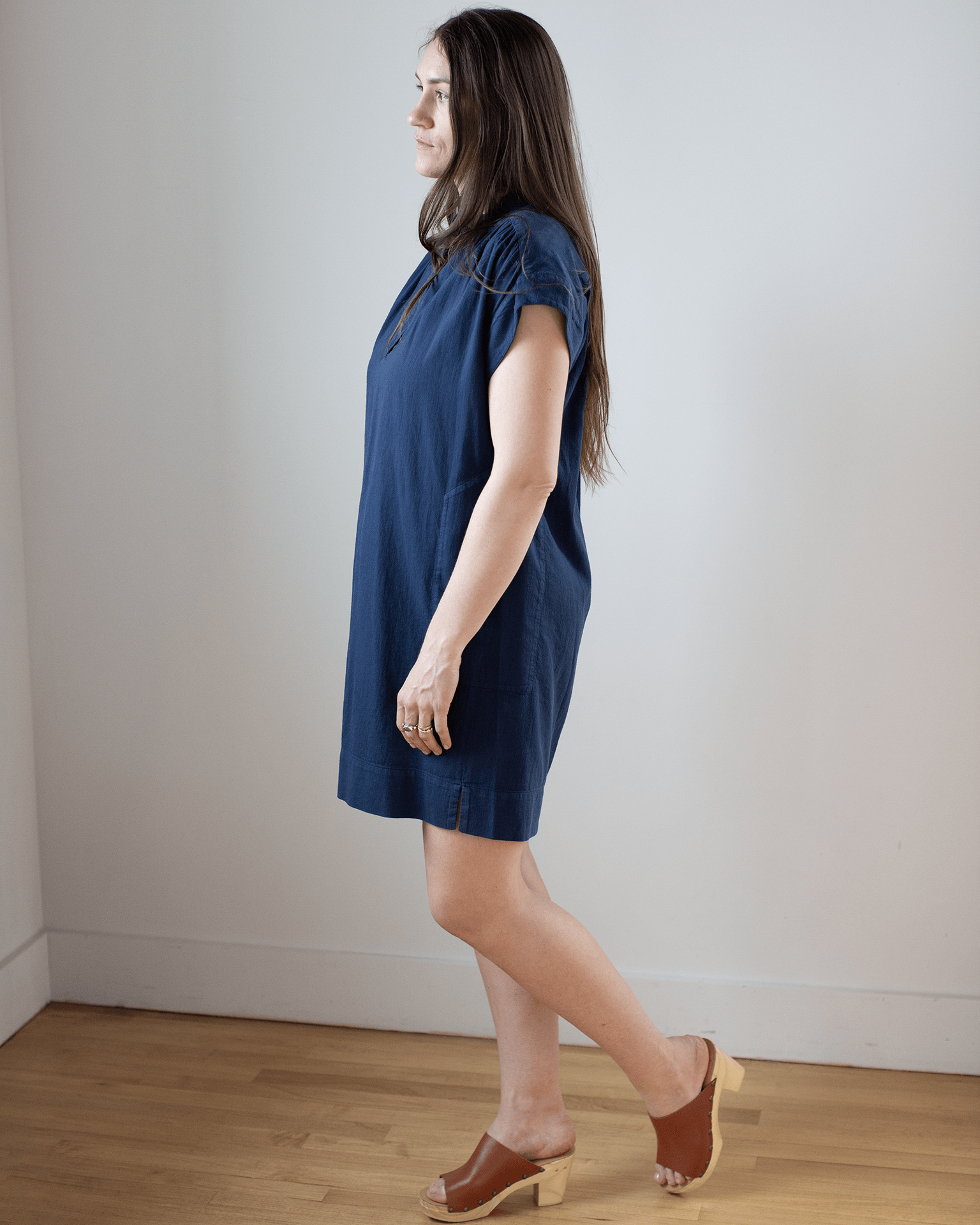 Rasta Popover Dress in Midnight