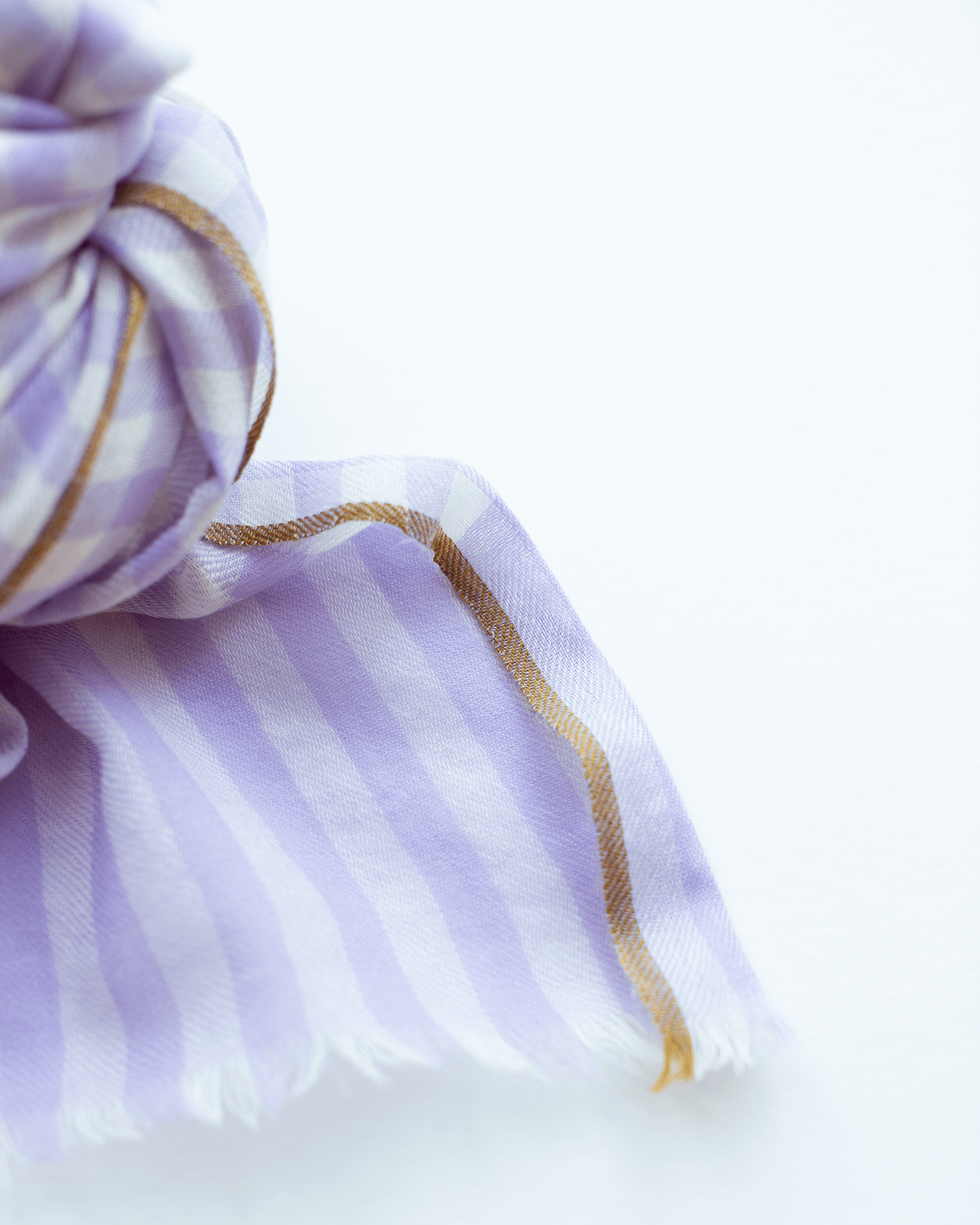 Vichy Checks Scarf in Mauve