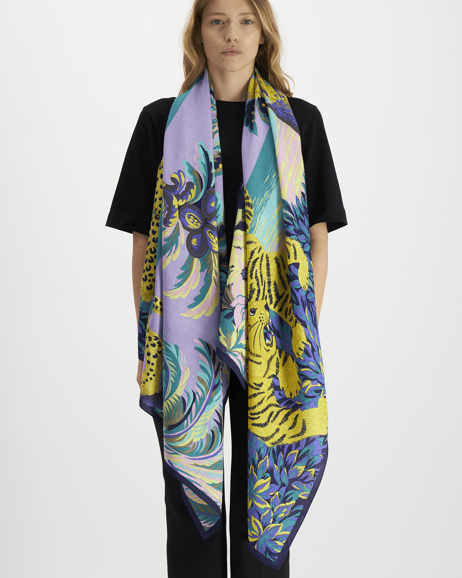 Scarf 100 Chatou in Purple