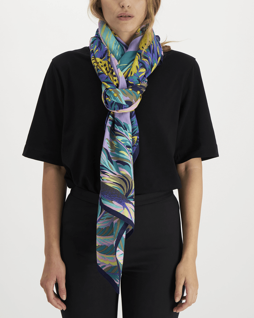 Scarf 100 Chatou in Purple
