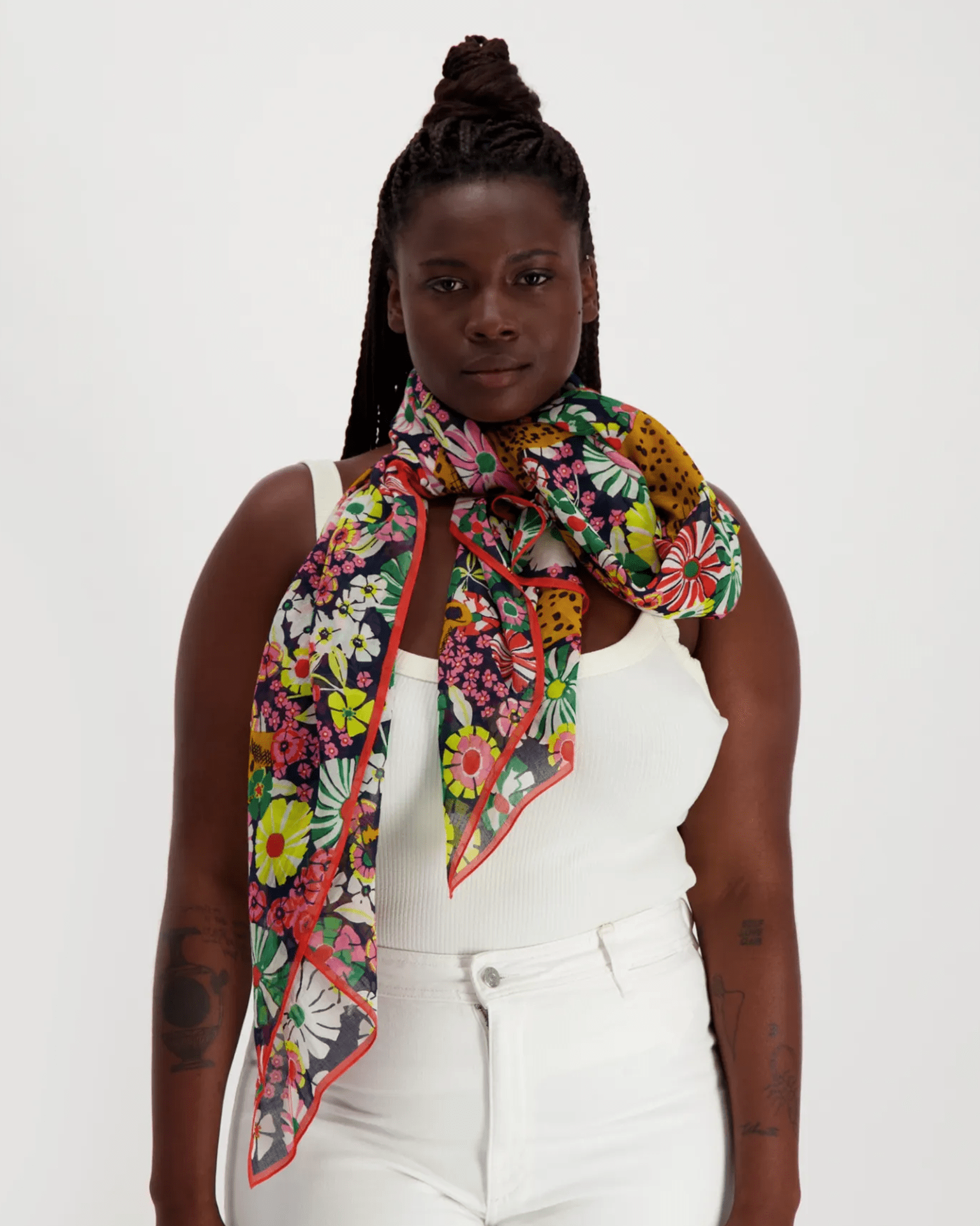 Scarf 100 Pampa in Multicolor
