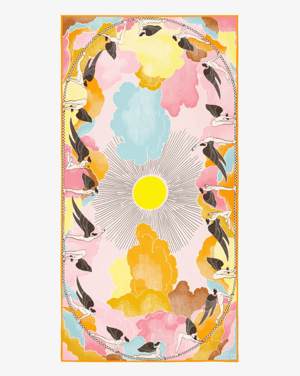 Scarf 100 Yoga in Yellow