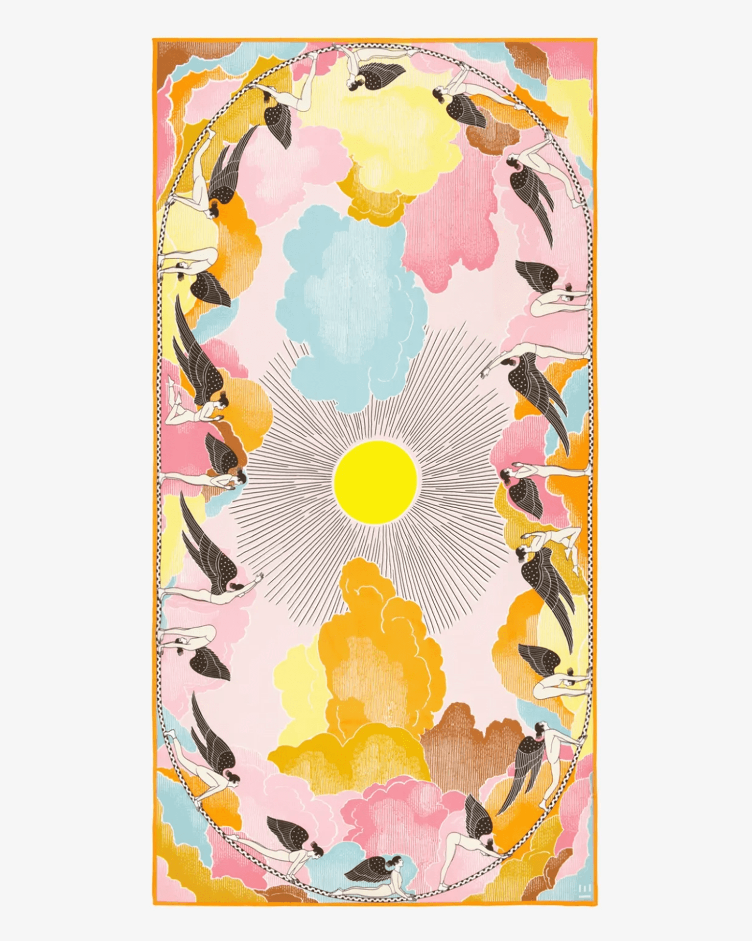 Scarf 100 Yoga in Yellow