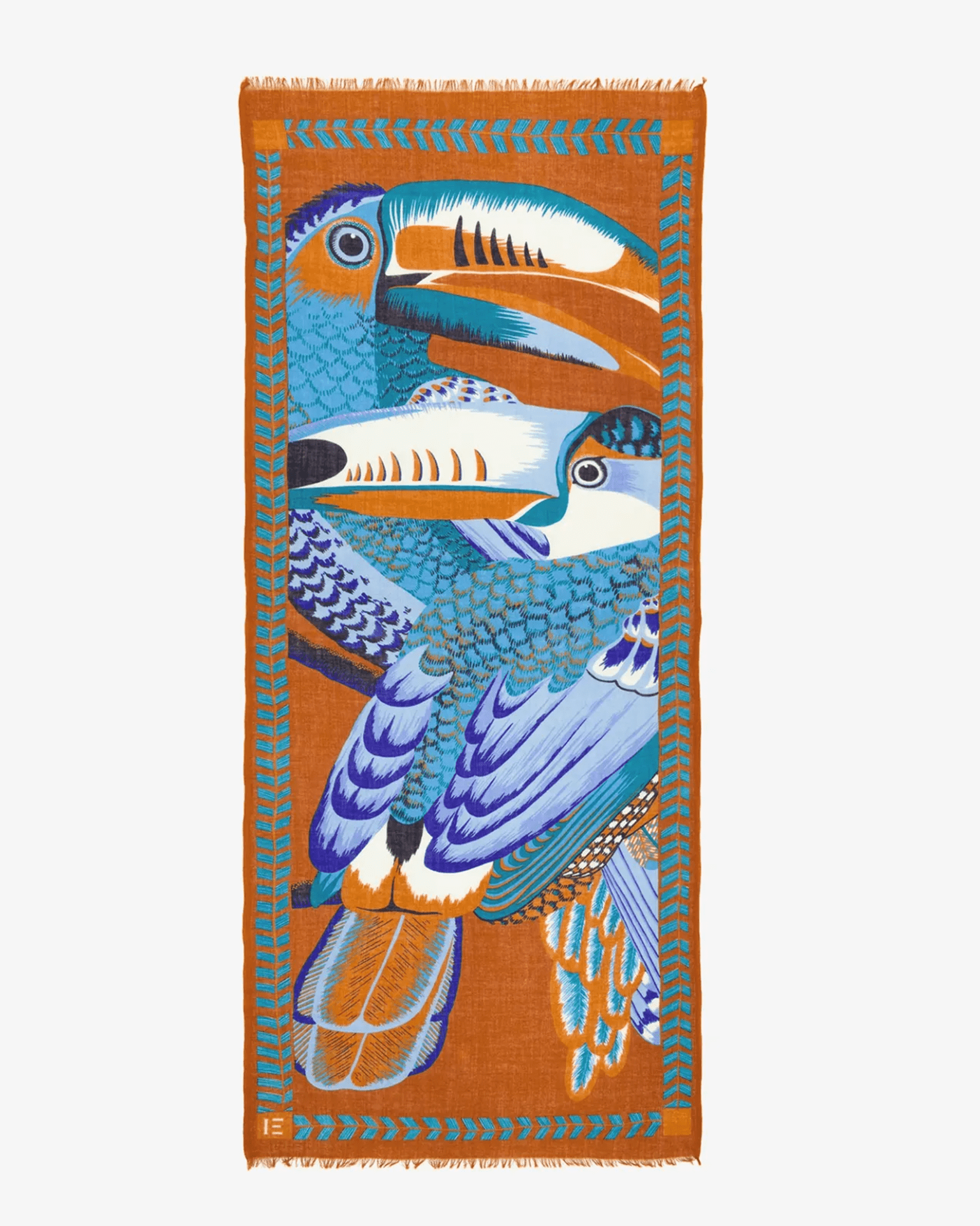 Scarf 70 Toucan in Caramel