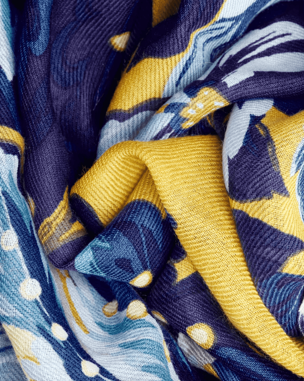 Scarf / Etole 100 Chatou Winter in Duck Blue