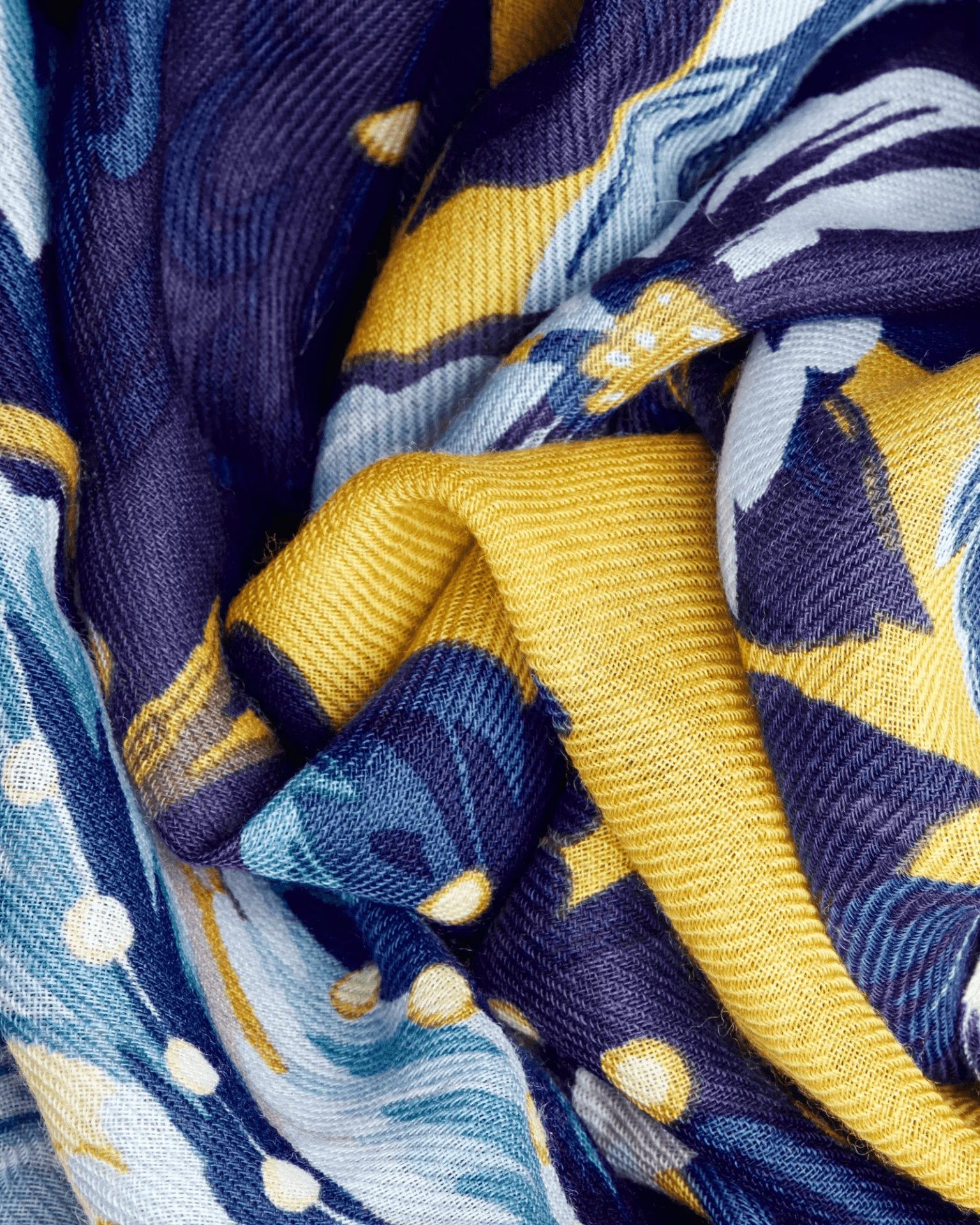 Scarf / Etole 100 Chatou Winter in Duck Blue