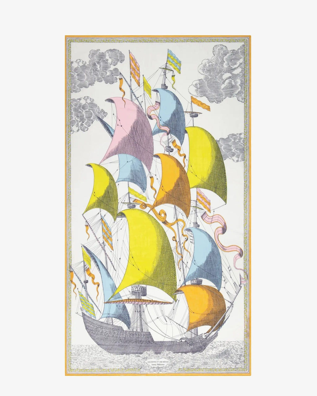 Scarf / Etole 100 Des Rives et Des Reves in Multicolor
