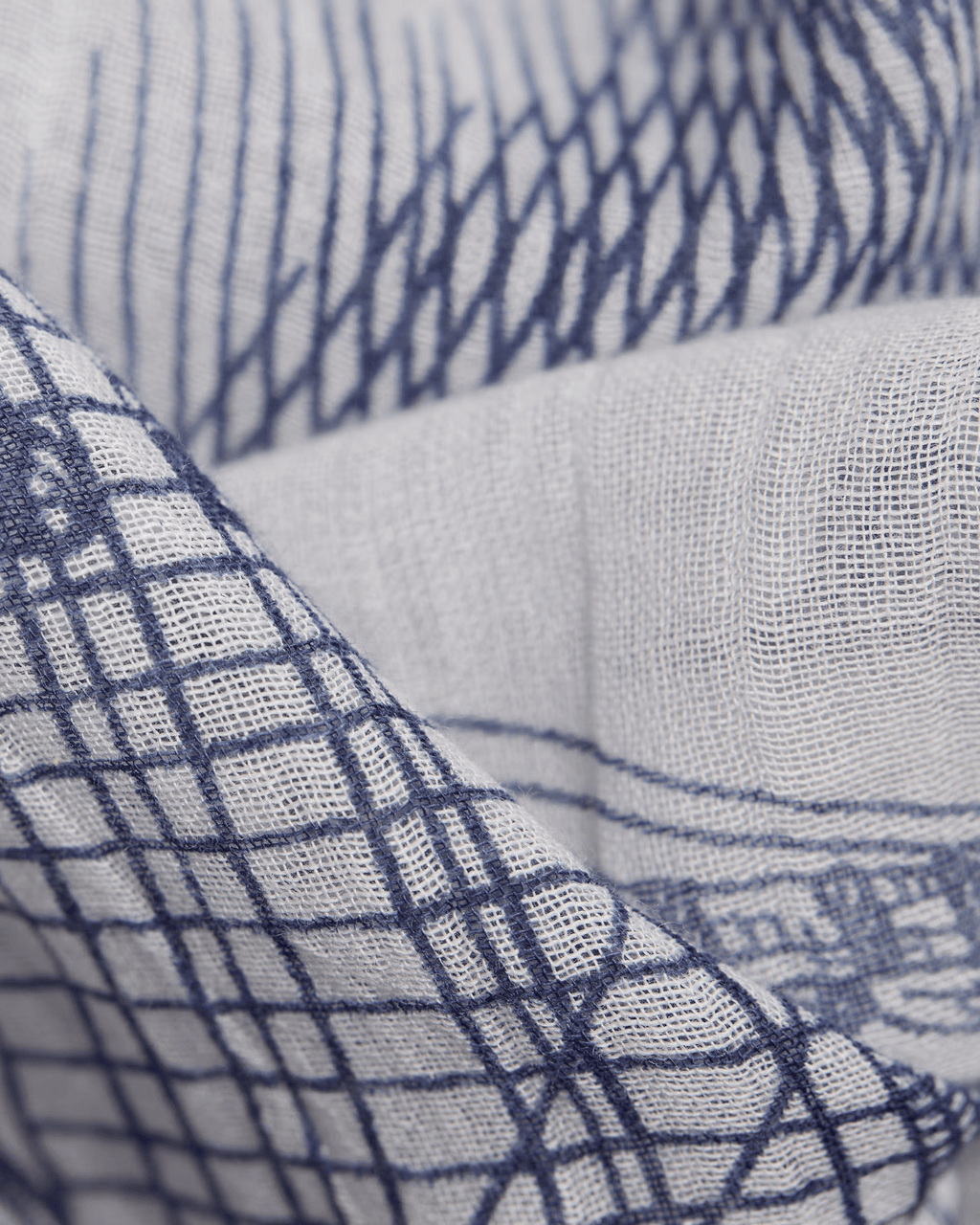 Scarf / Etole 100 Des Rives et Des Reves in White