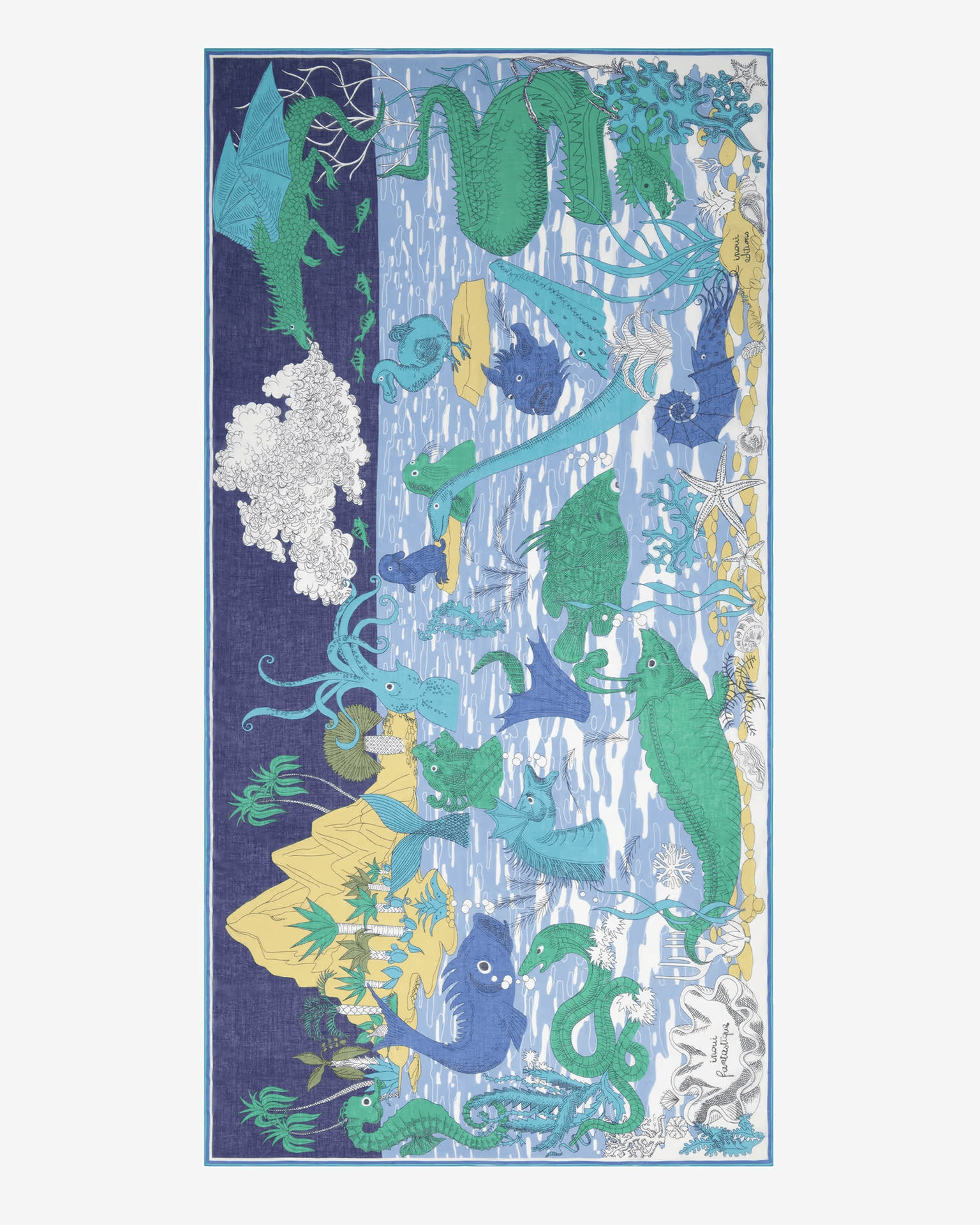Scarf / Etole 100 Fantastique in Emerald