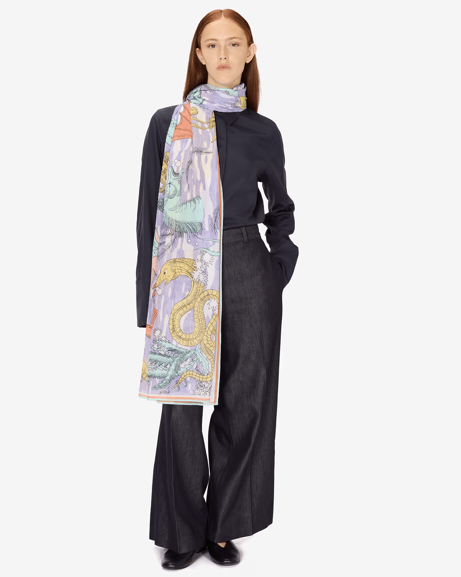 Scarf / Etole 100 Fantastique in Pastel