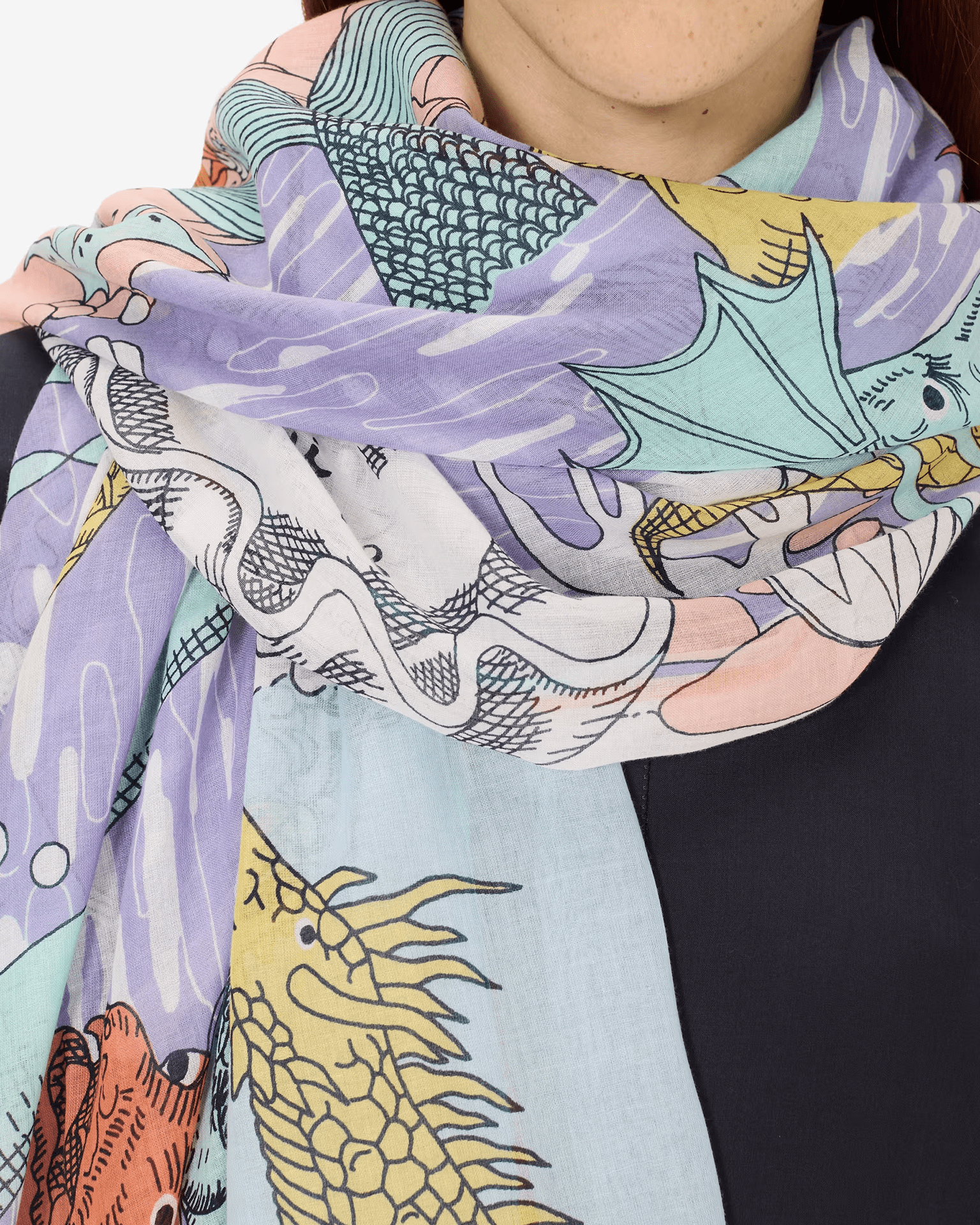 Scarf / Etole 100 Fantastique in Pastel