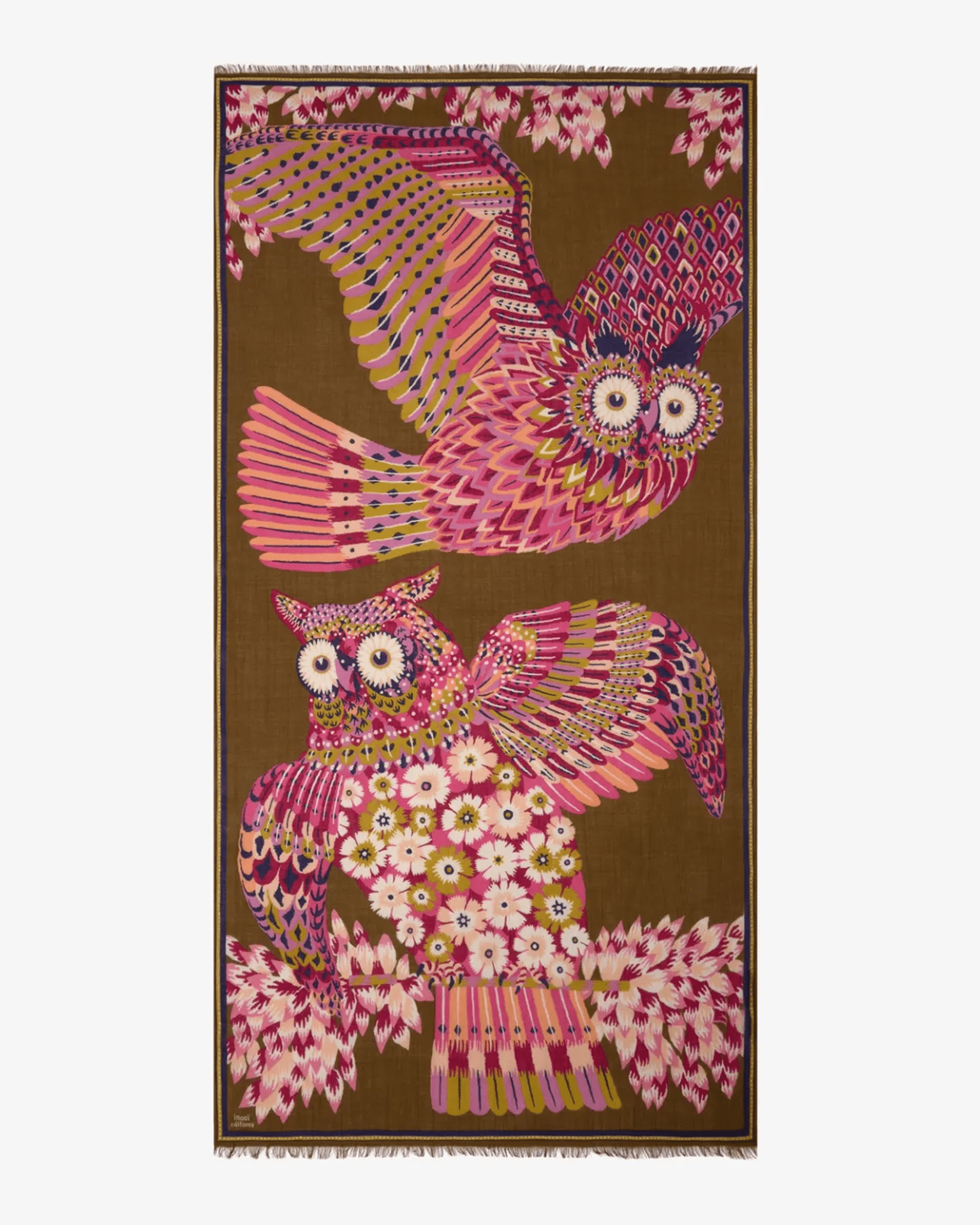 Scarf / Etole 100 Hulule in Fuchsia