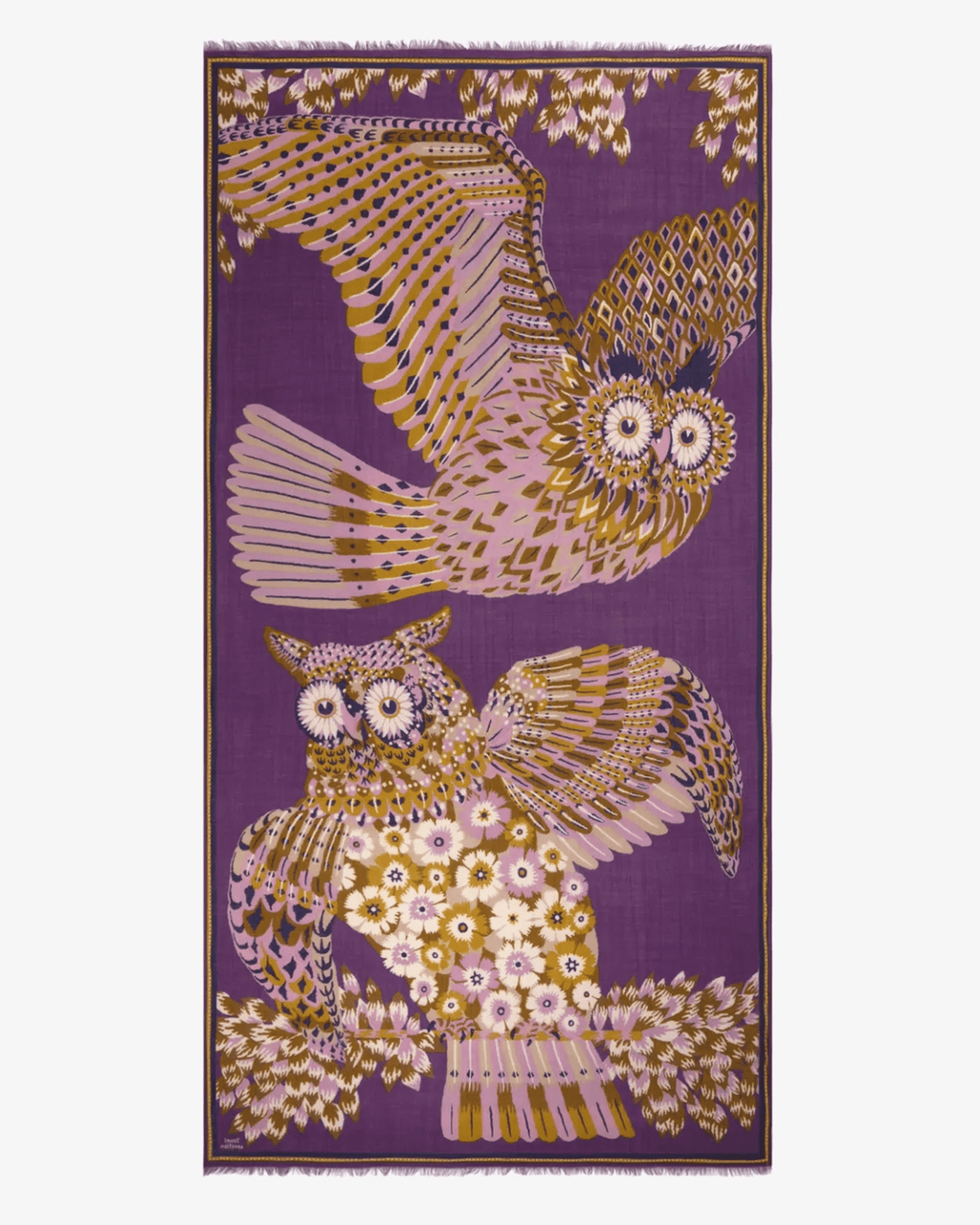 Scarf / Etole 100 Hulule in Purple