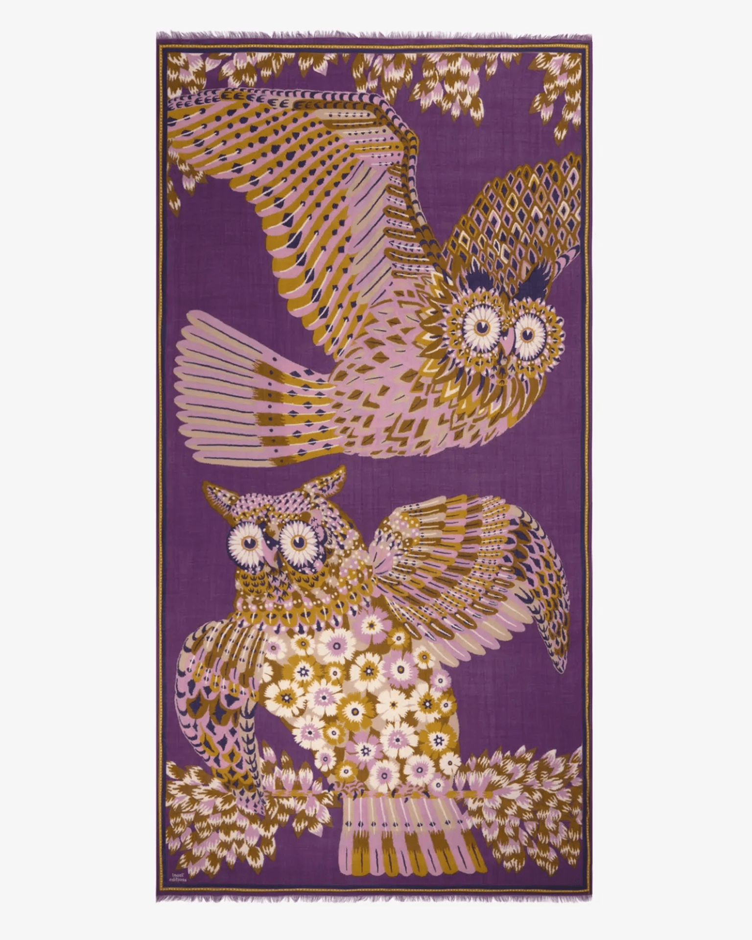 Scarf / Etole 100 Hulule in Purple