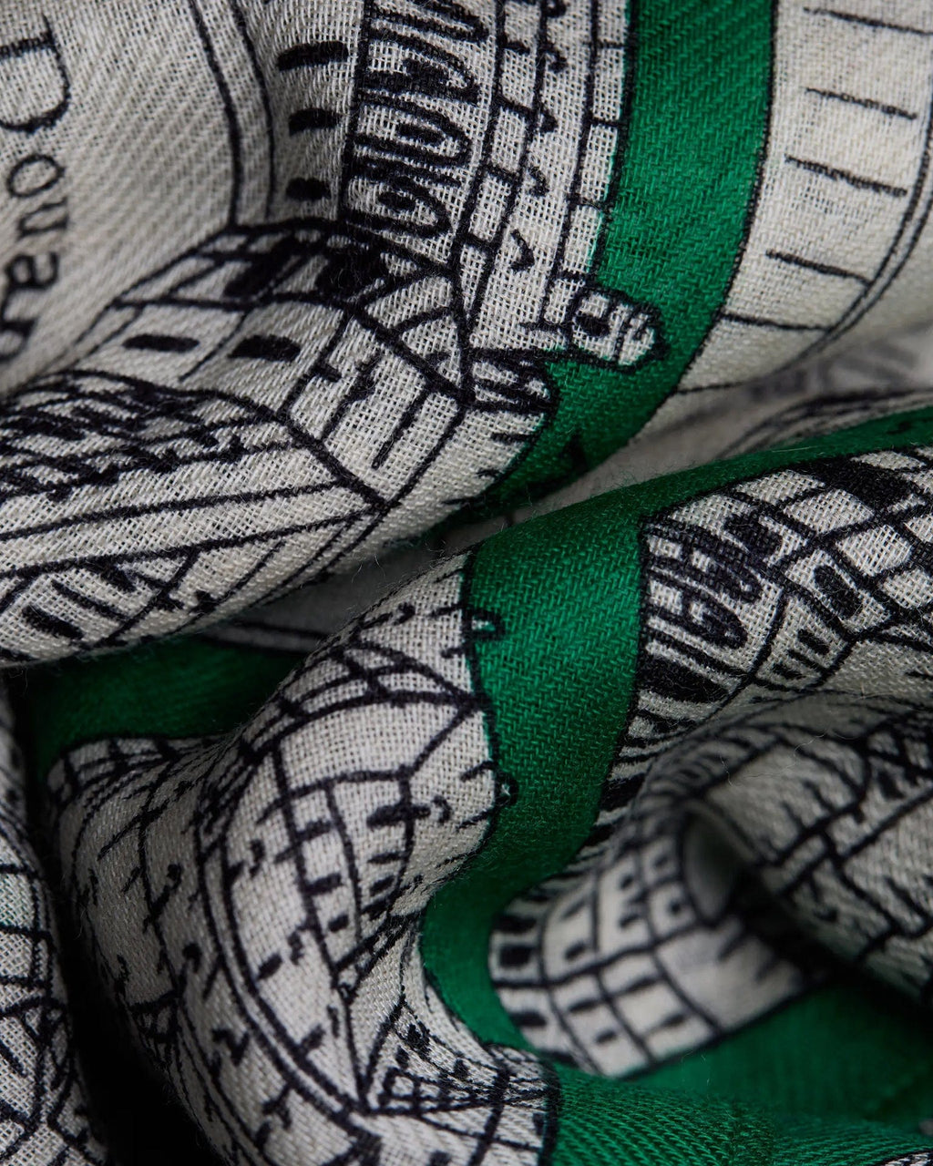 Scarf / Etole 100 Turgot in Green