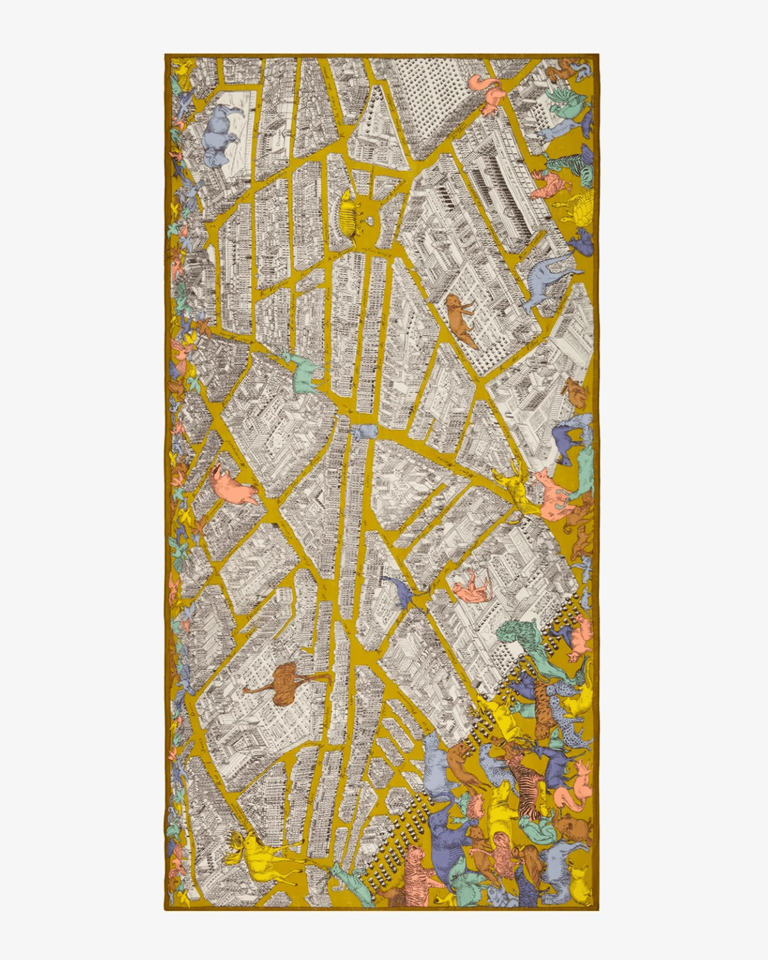 Scarf / Etole 100 Turgot in Yellow