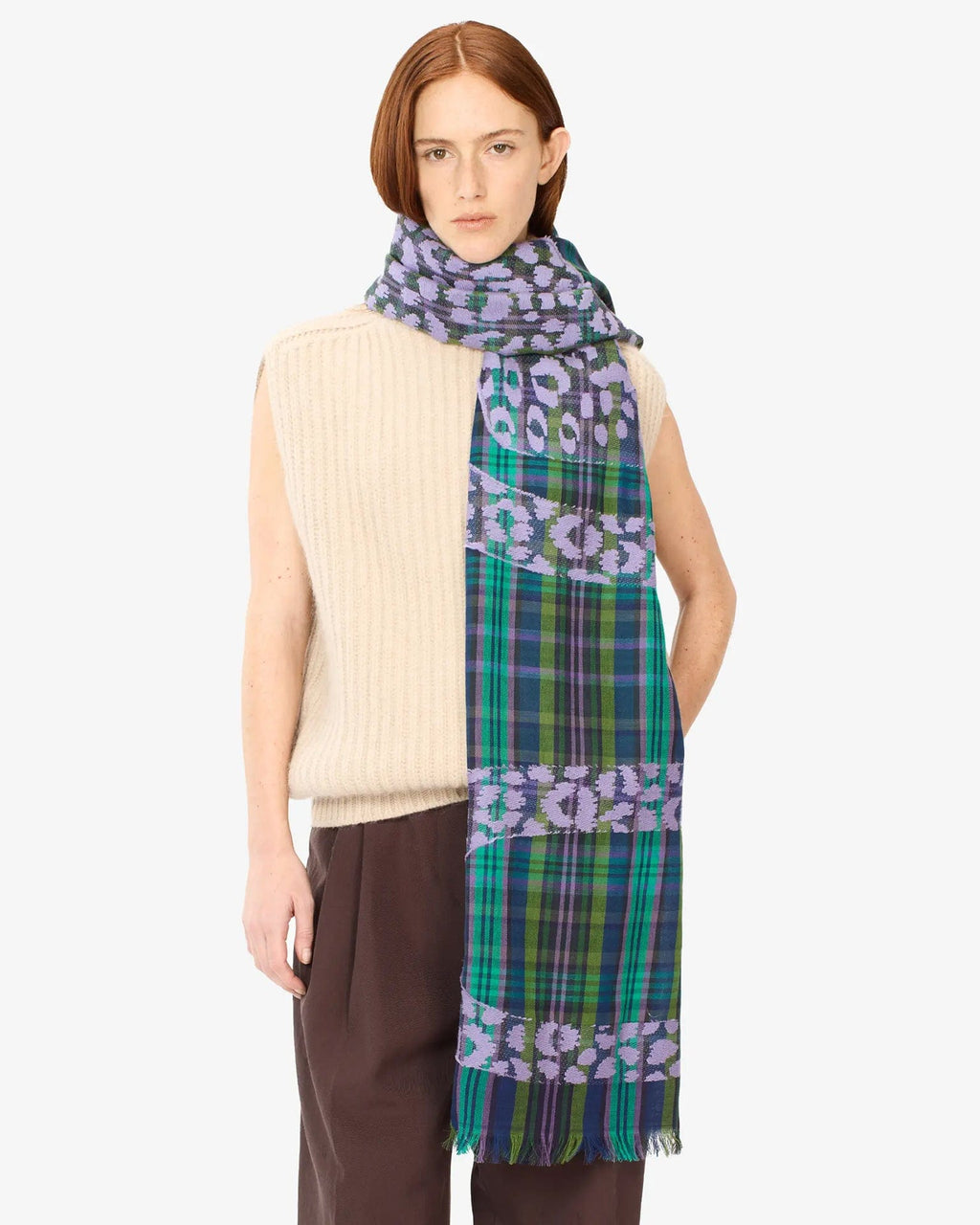 Scarf / Etole 70 3D Fetiche in Green