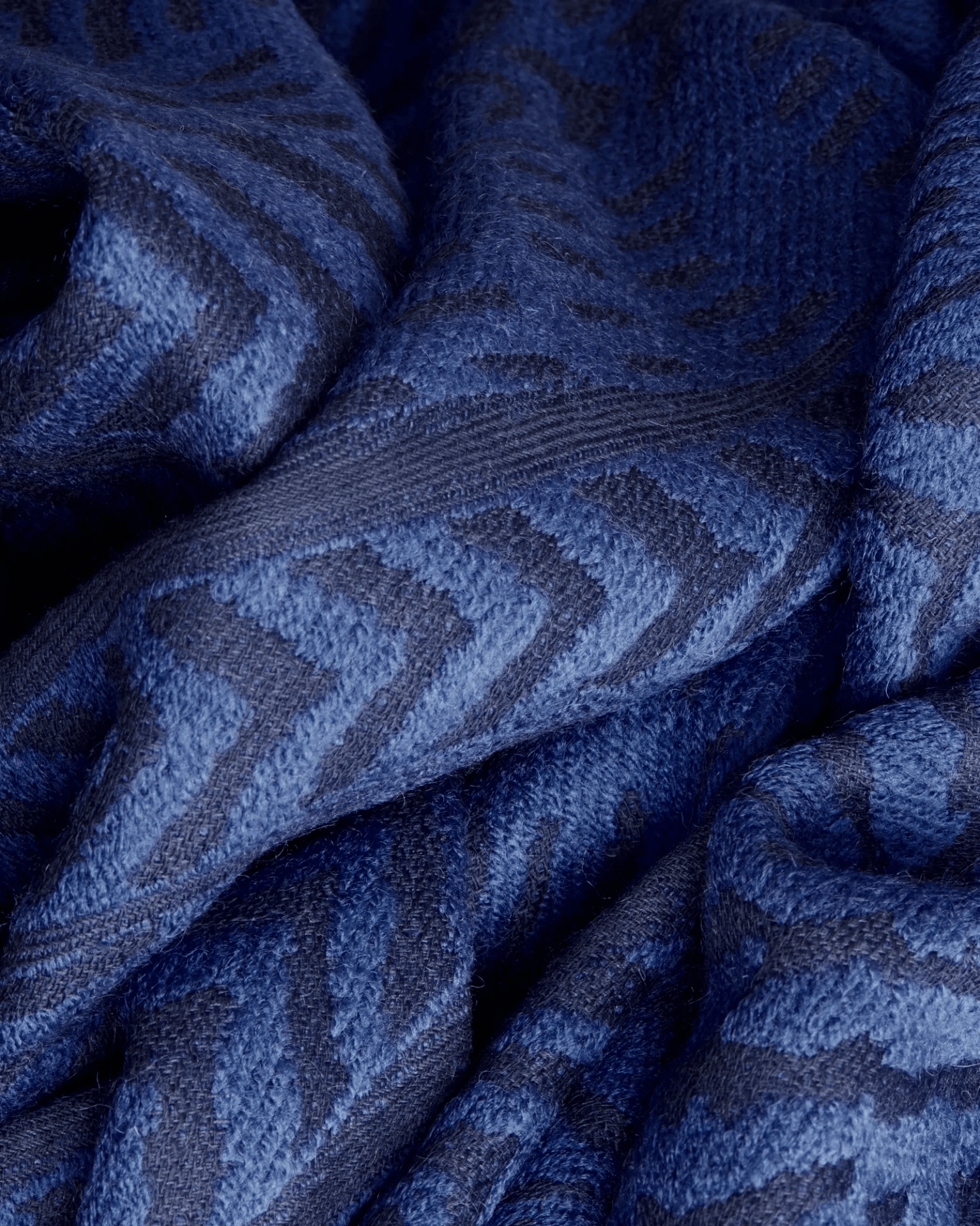 Scarf / Etole 70 3D Hedwige in Blue