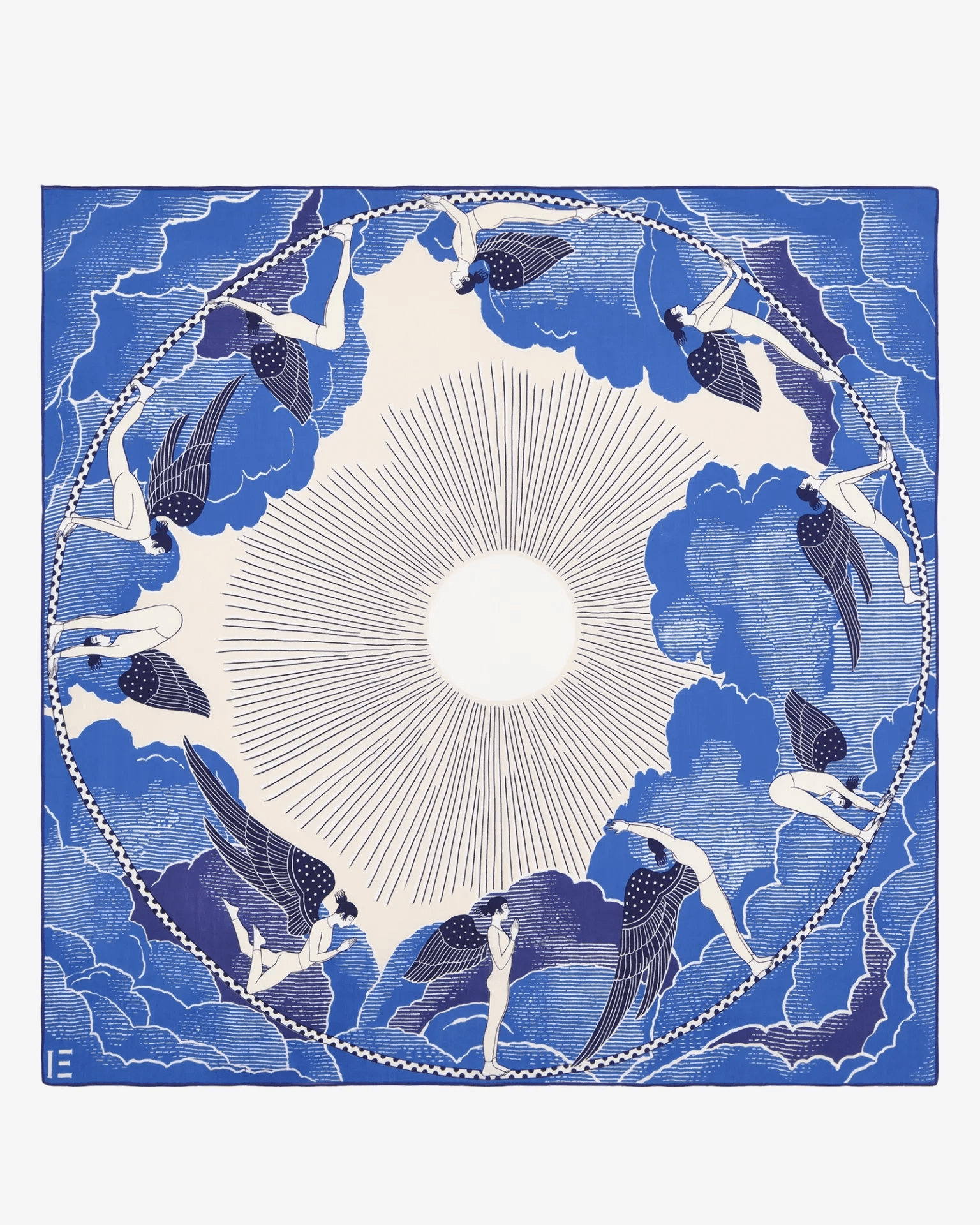 Square 100 Yoga in Blue