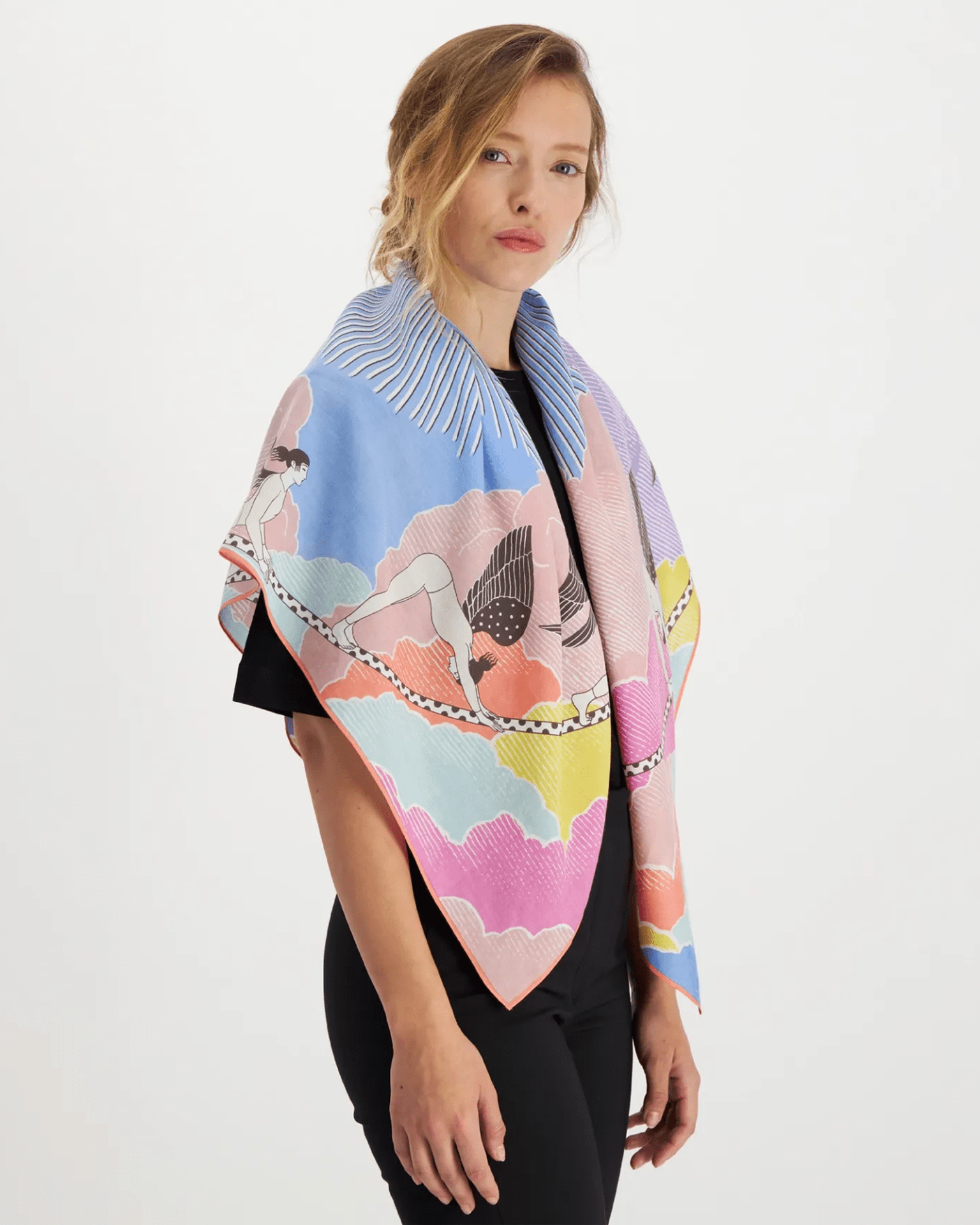 Square 100 Yoga in Multicolor