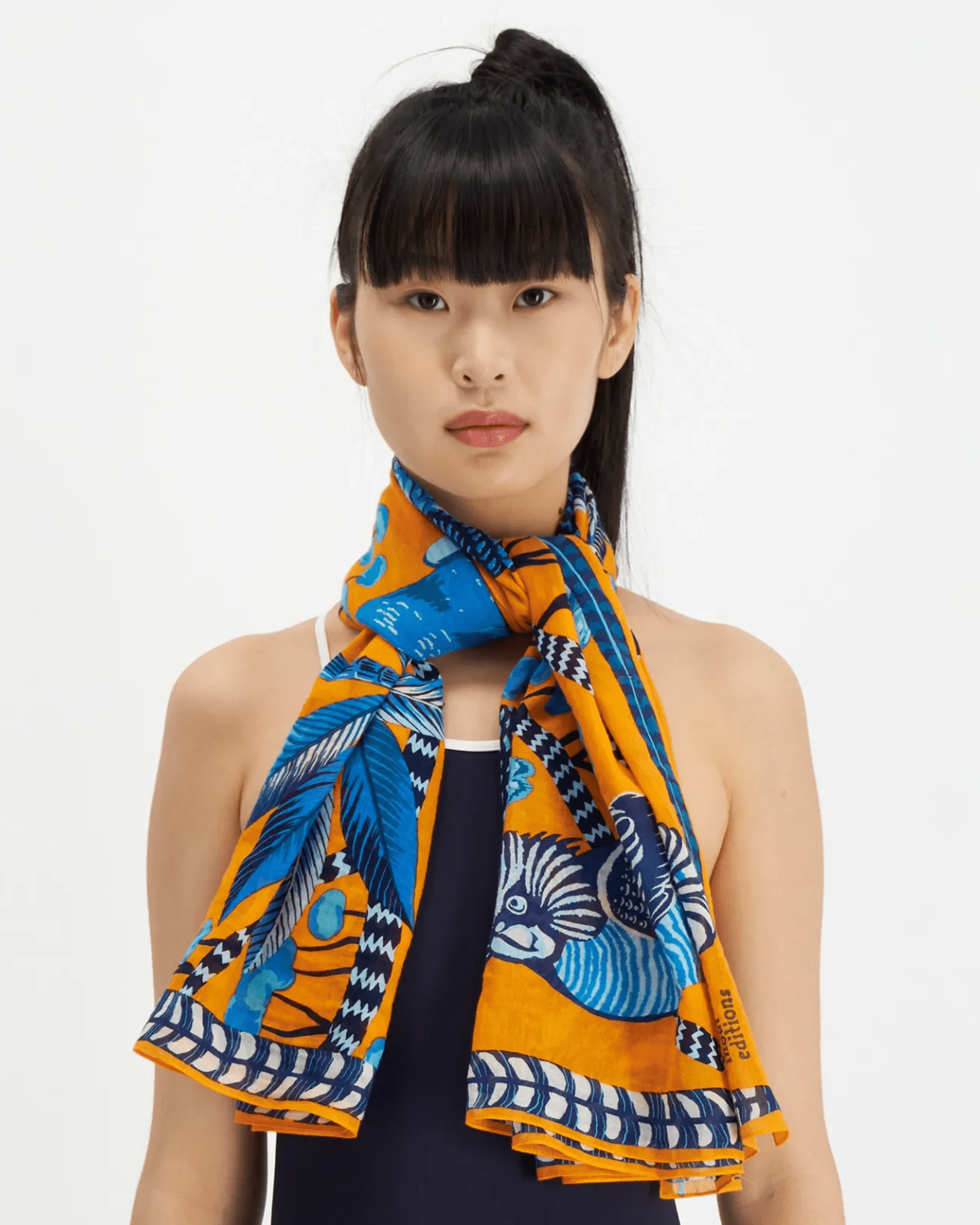 Square 130 Cerise in Orange