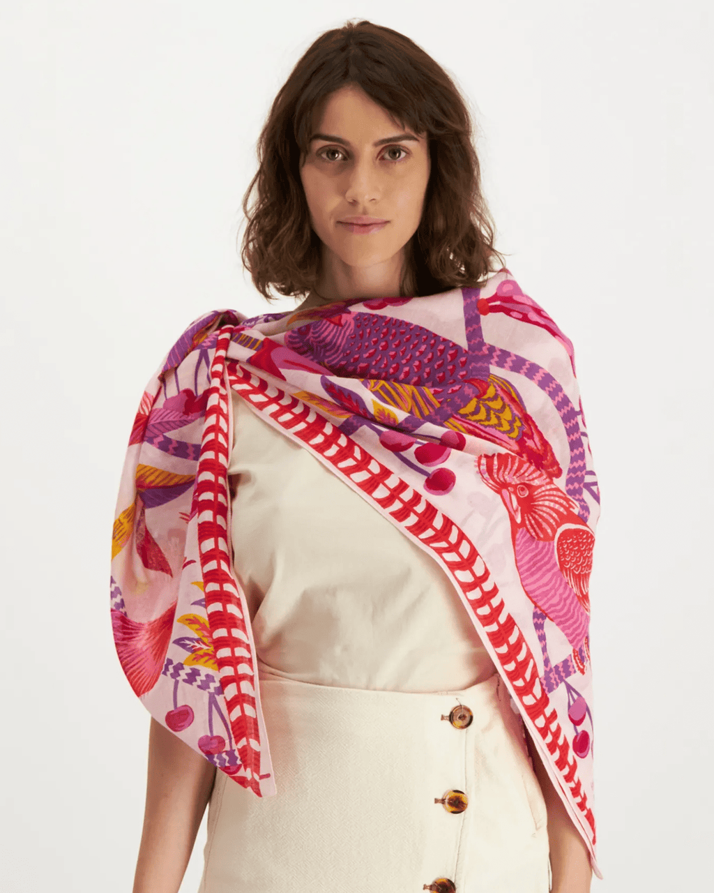 Square 130 Cerise in Pink