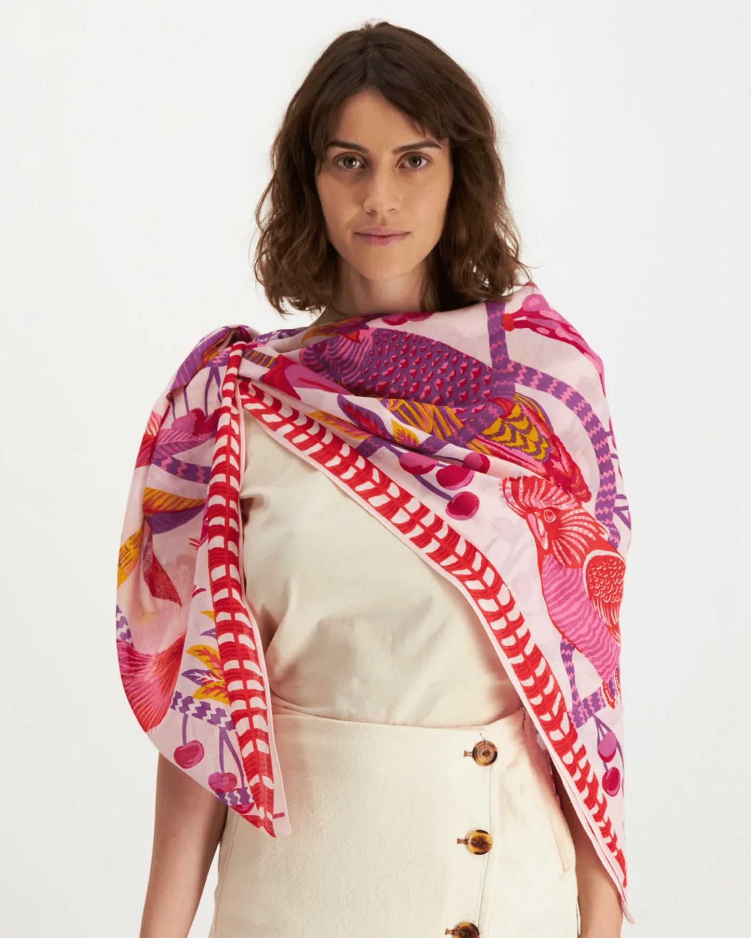 Square 130 Cerise in Pink